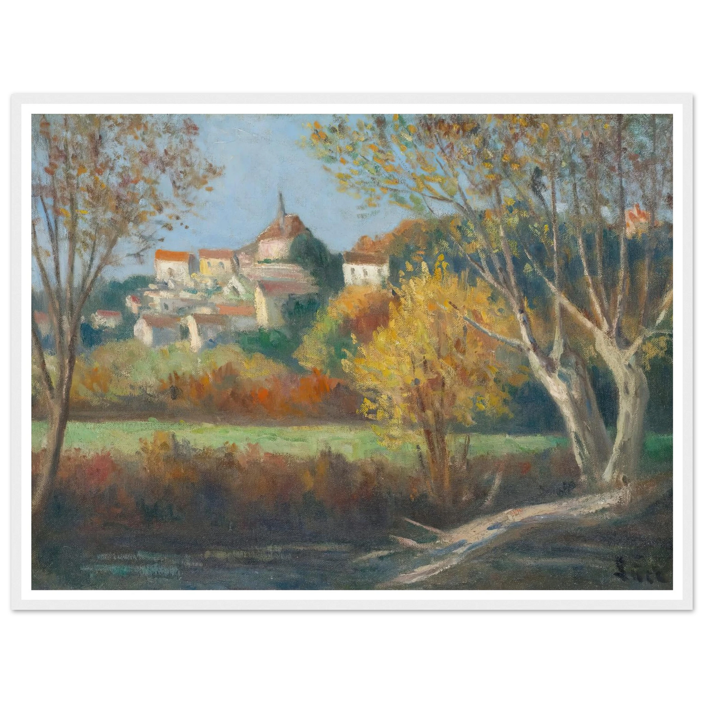 Rolleboise, Le Village Art Print | Maximilien Luce-Quipham Collections