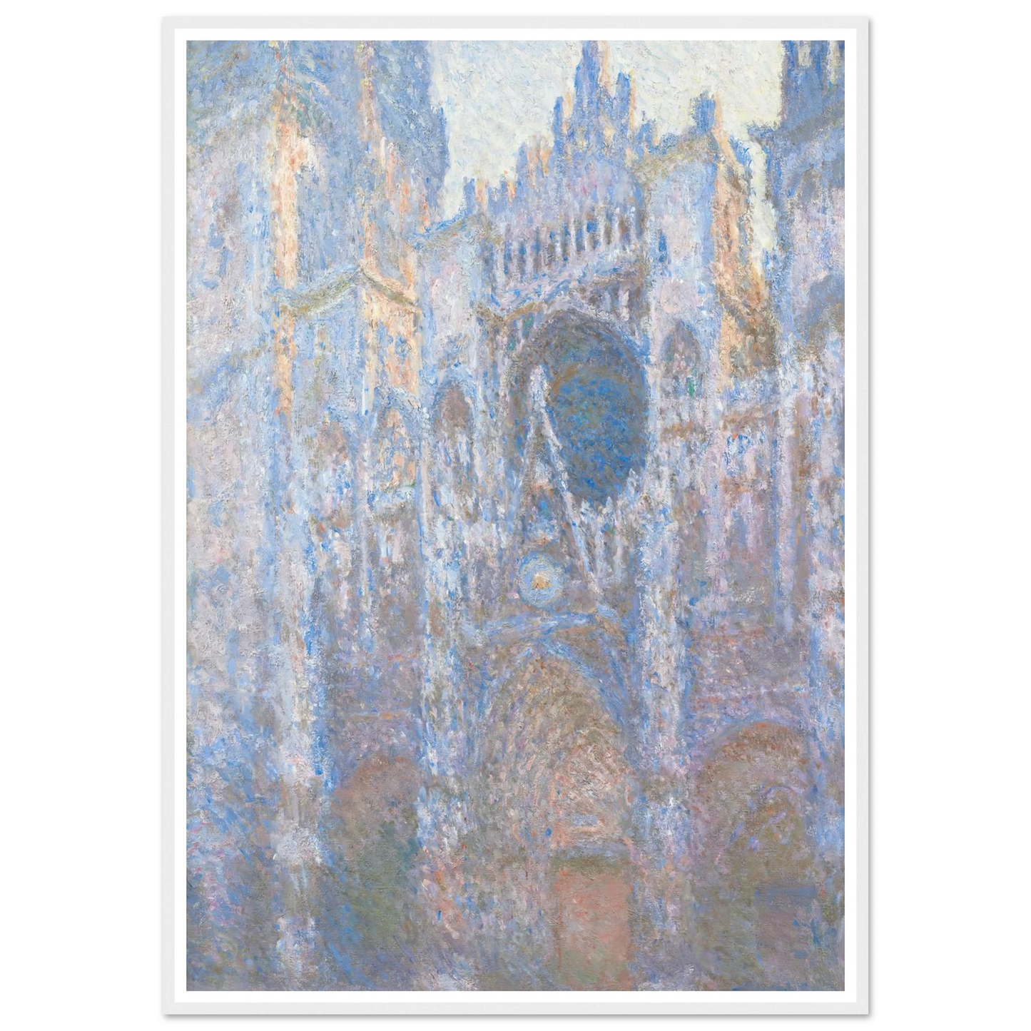 Rouen Cathedral, West Façade (1894) Art Print | Claude Monet-Quipham Collections