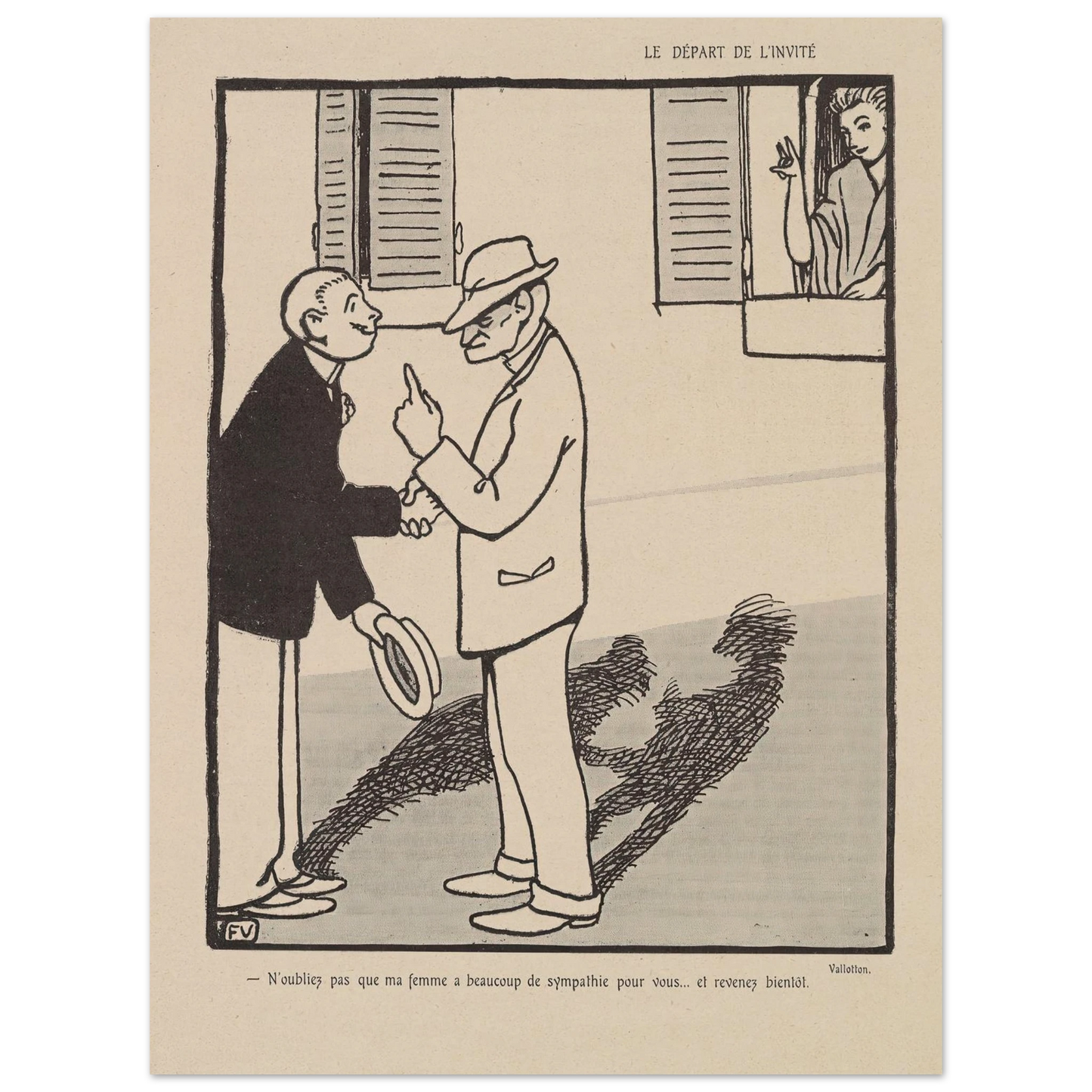22 août 1903 Art Print | Felix Vallotton-Quipham Collections