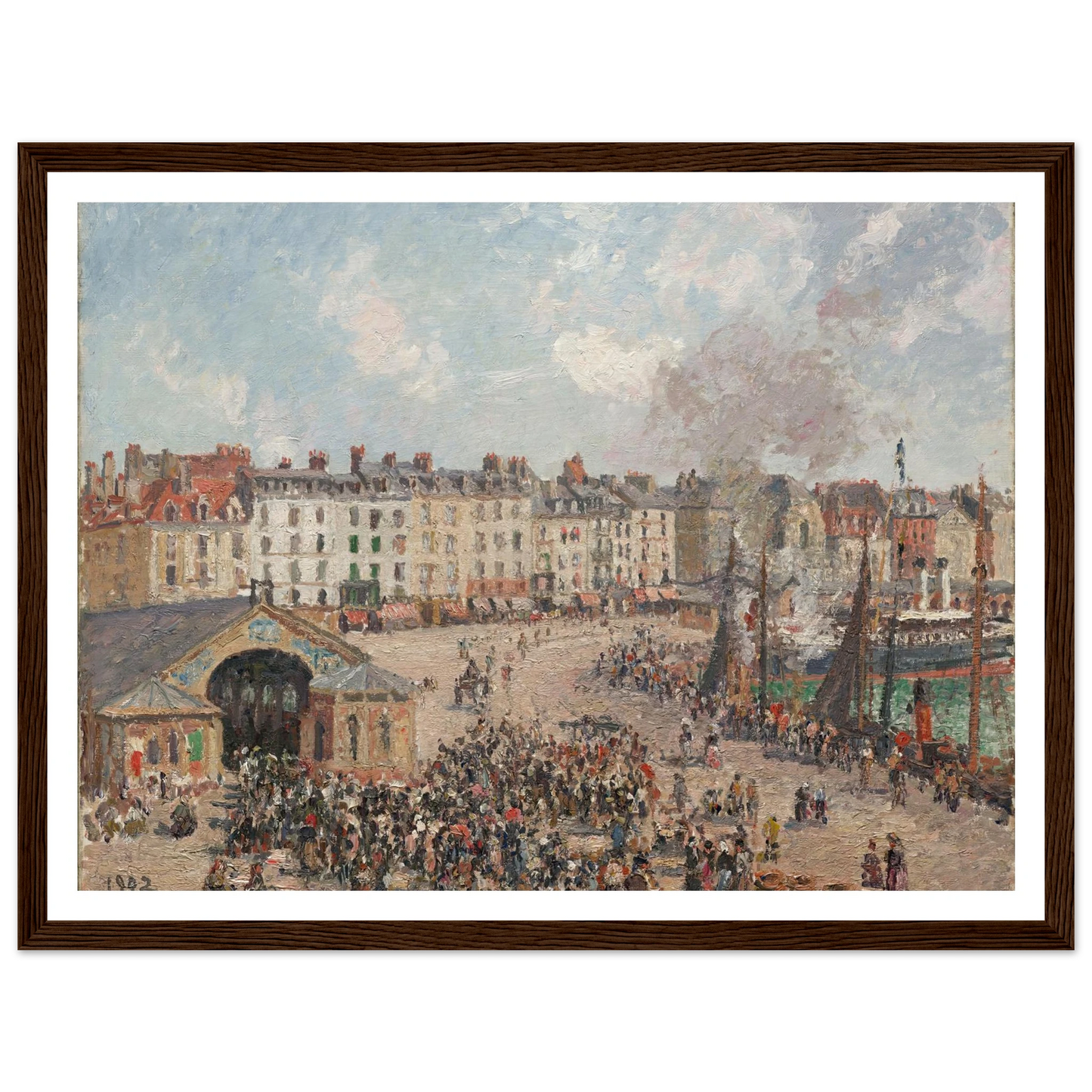 Fishmarket (1902) Art Print | Camille Pissarro-Quipham Collections