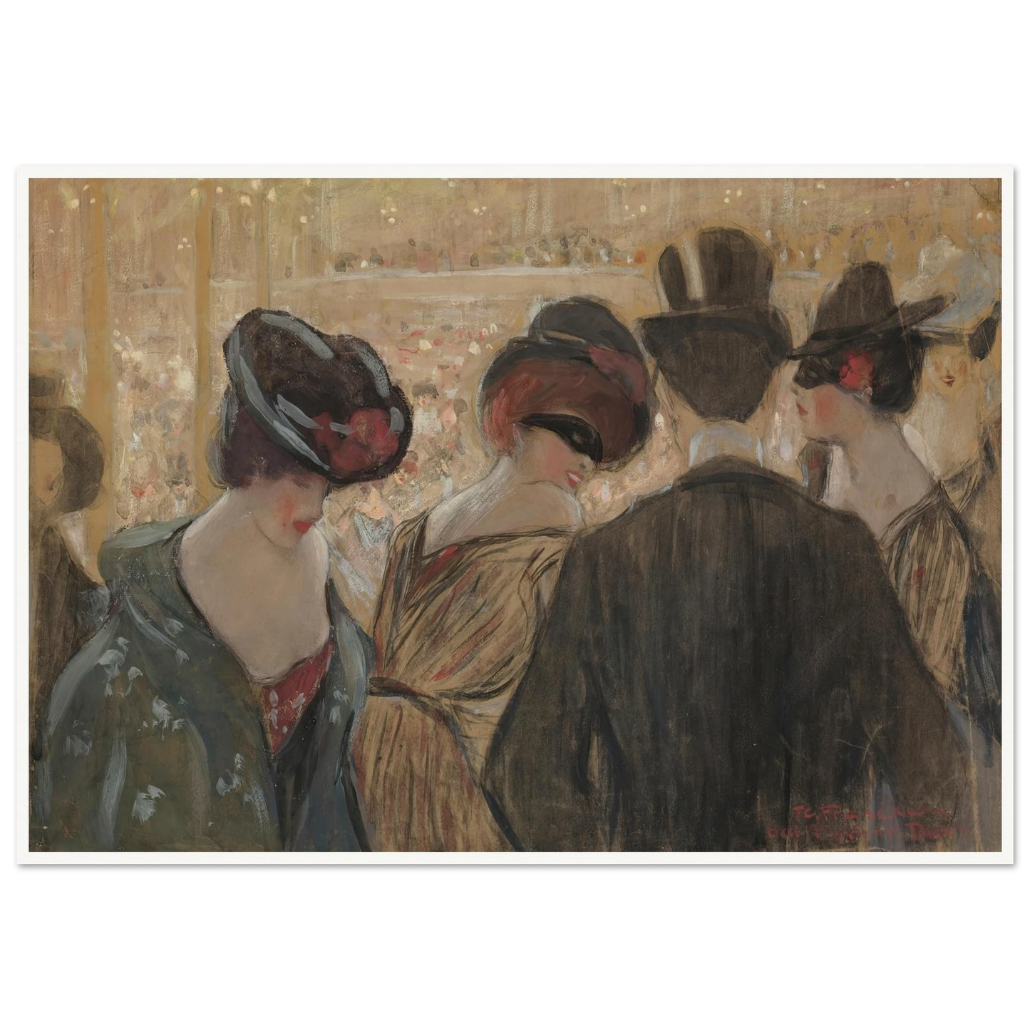 Bal-Bullier, Paris Art Print | Frederick Carl Frieseke-Quipham Collections