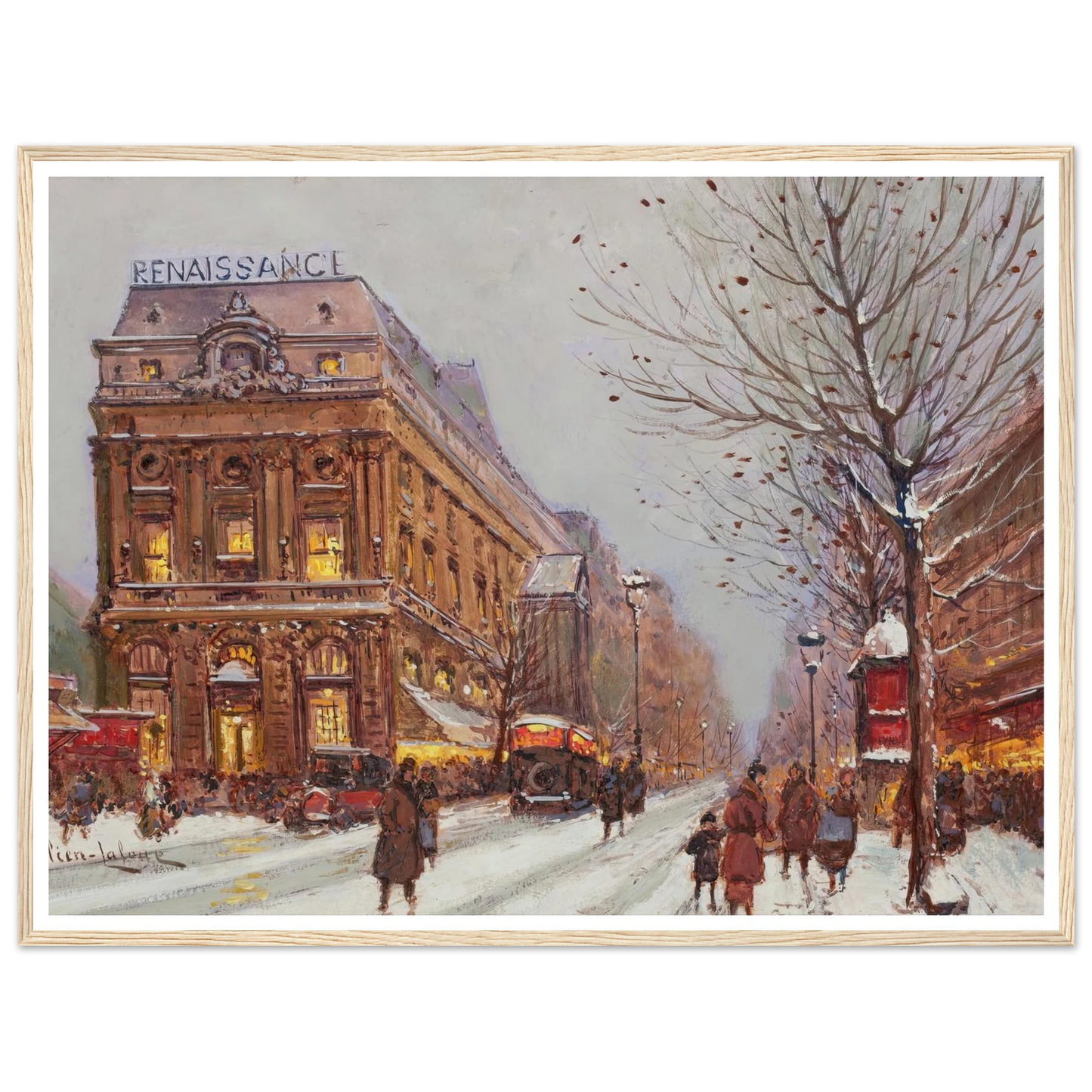 Théâtre de la Renaissance Art Print | Eugene Galien Laloue-Quipham Collections