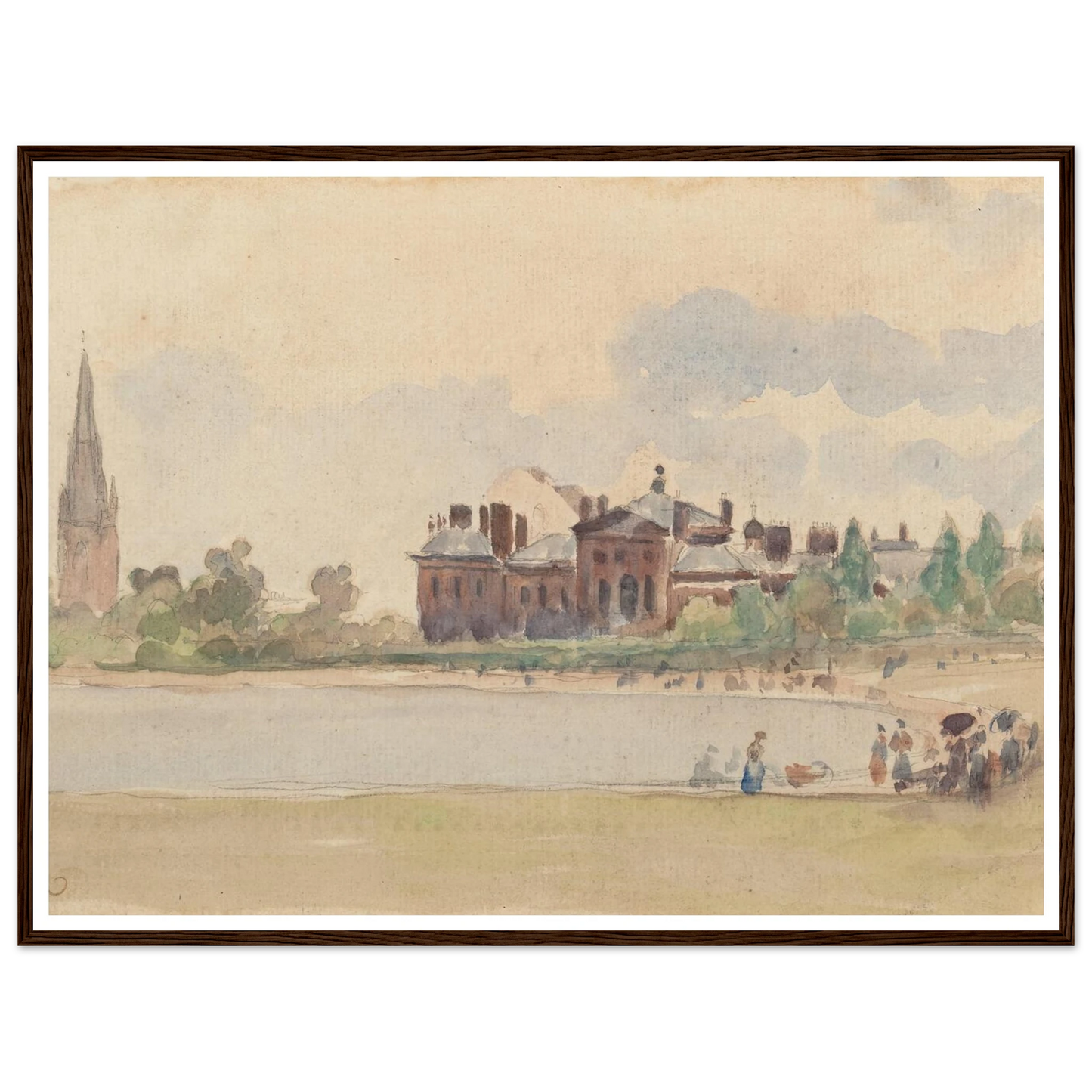 Kensington Gardens, London (1890) Art Print | Camille Pissarro-Quipham Collections