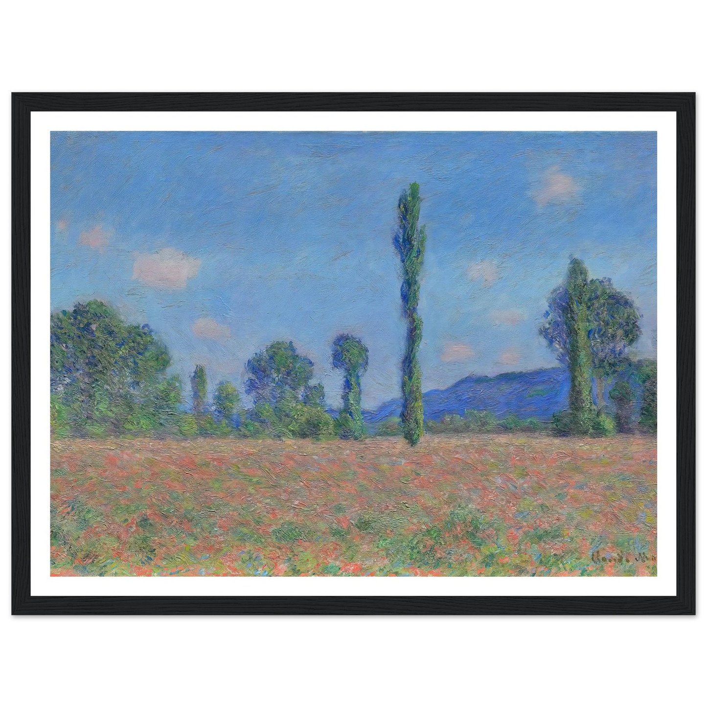 Poppy Field (Giverny) (1890) Art Print | Claude Monet-Quipham Collections