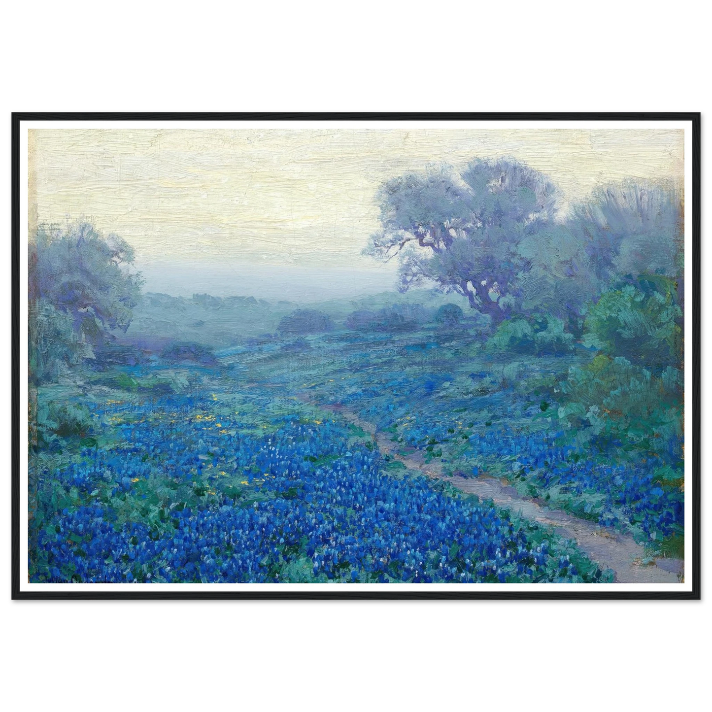 Bluebonnets at Sunrise (1917) Art Print | Julian Onderdonk-Quipham Collections