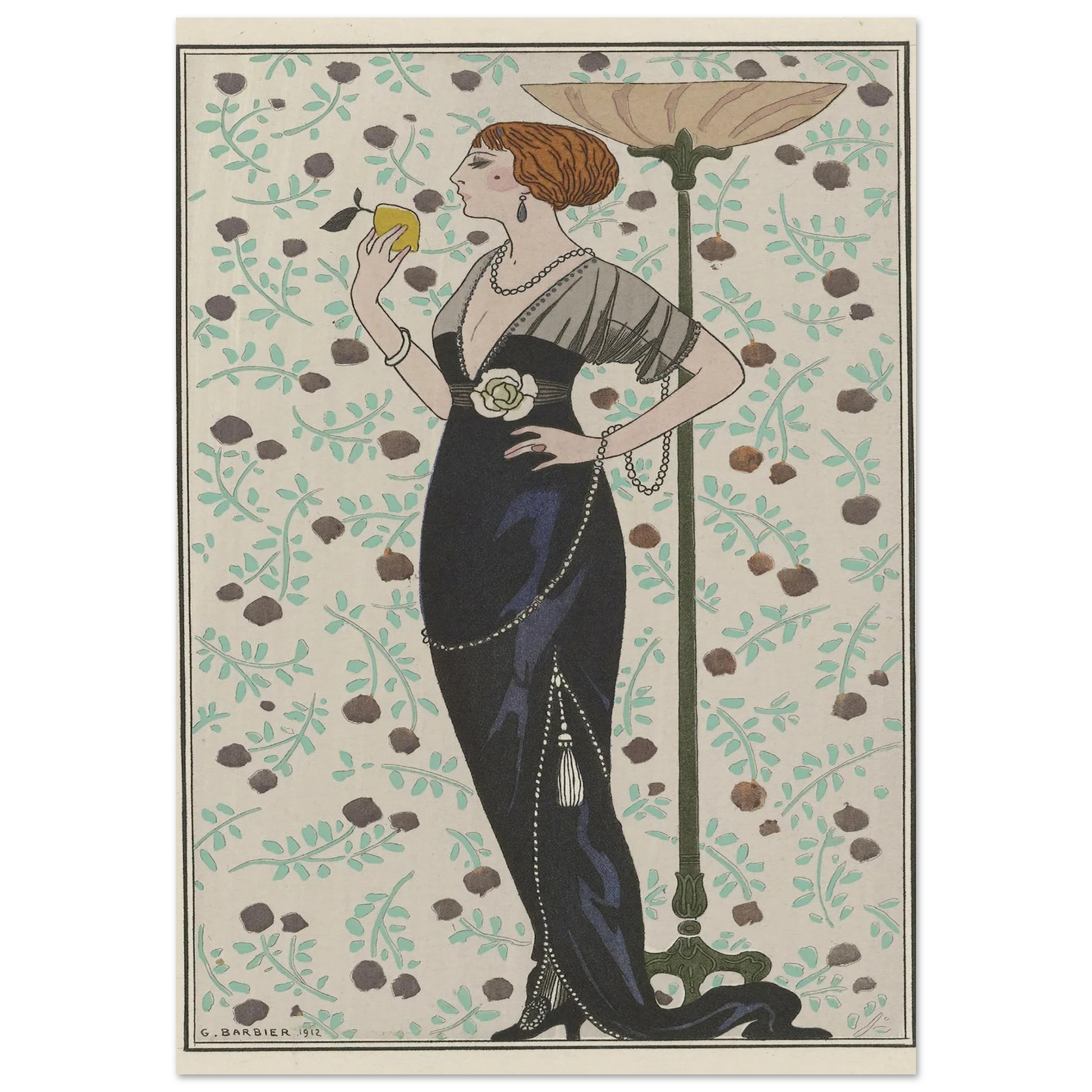 Robe du soir.. (1913) Art Print | George Barbier-Quipham Collections