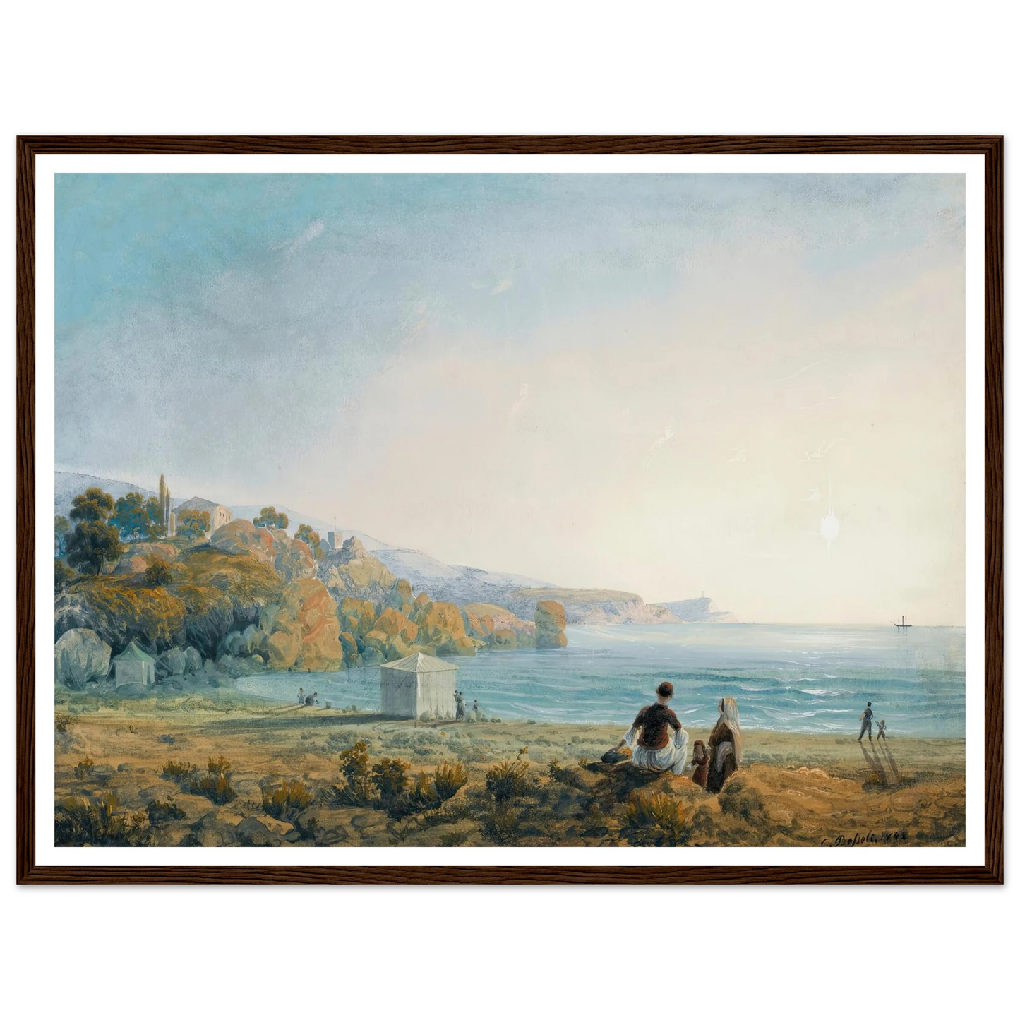 Seven Views Of Miskhor In The Crimea Vii (1841-1842) Art Print | Carlo Bossoli