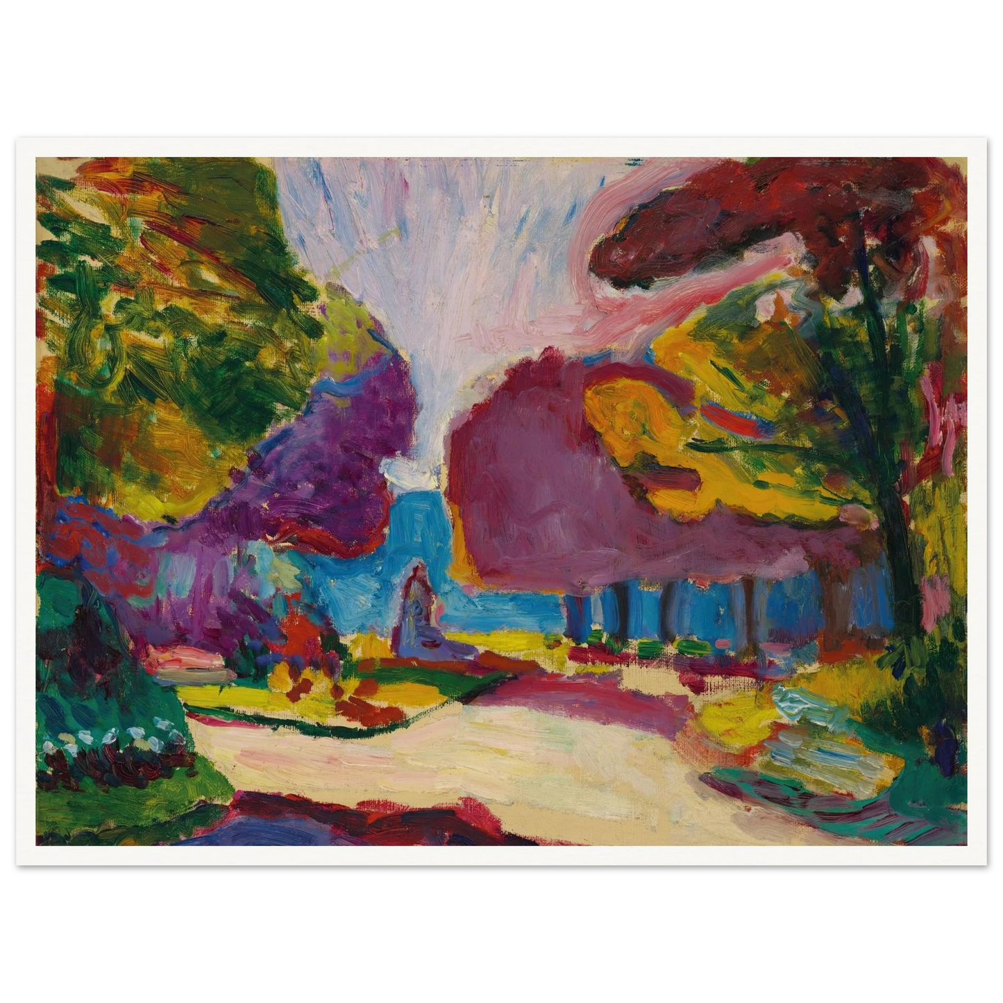 Jardin du Luxembourg, Paris (1902) Art Print | Henri Matisse-Quipham Collections