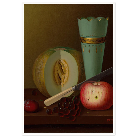 Fruit Pieces (1877) Art Print | William Michael Harnett-Quipham Collections