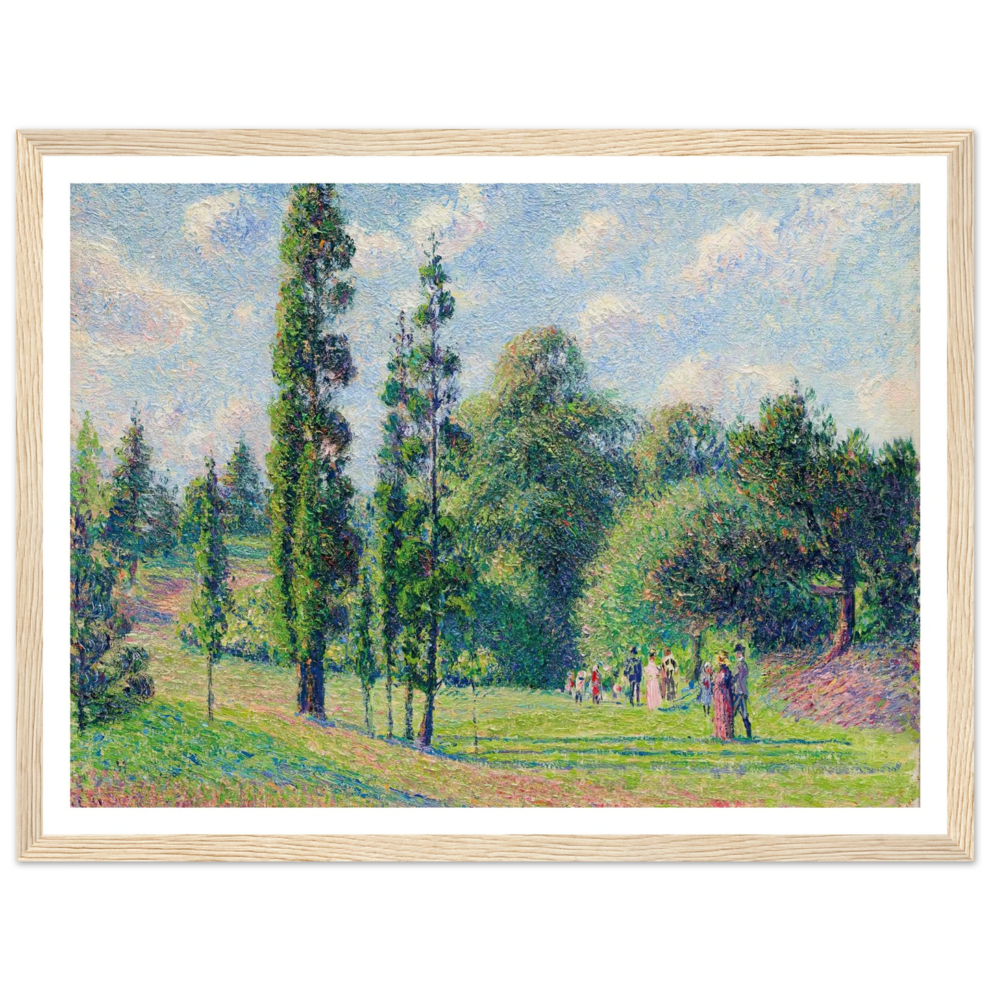 Jardin de Kew, Londres, près d’un étang (1892) Art Print | Camille Pissarro-Quipham Collections