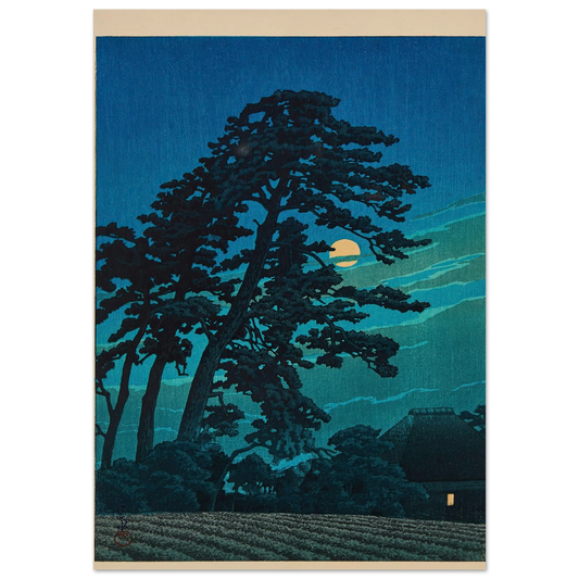 Magome no tsuki (Moon at Magome) (1930) Art Print | Kawase Hasui-Quipham Collections