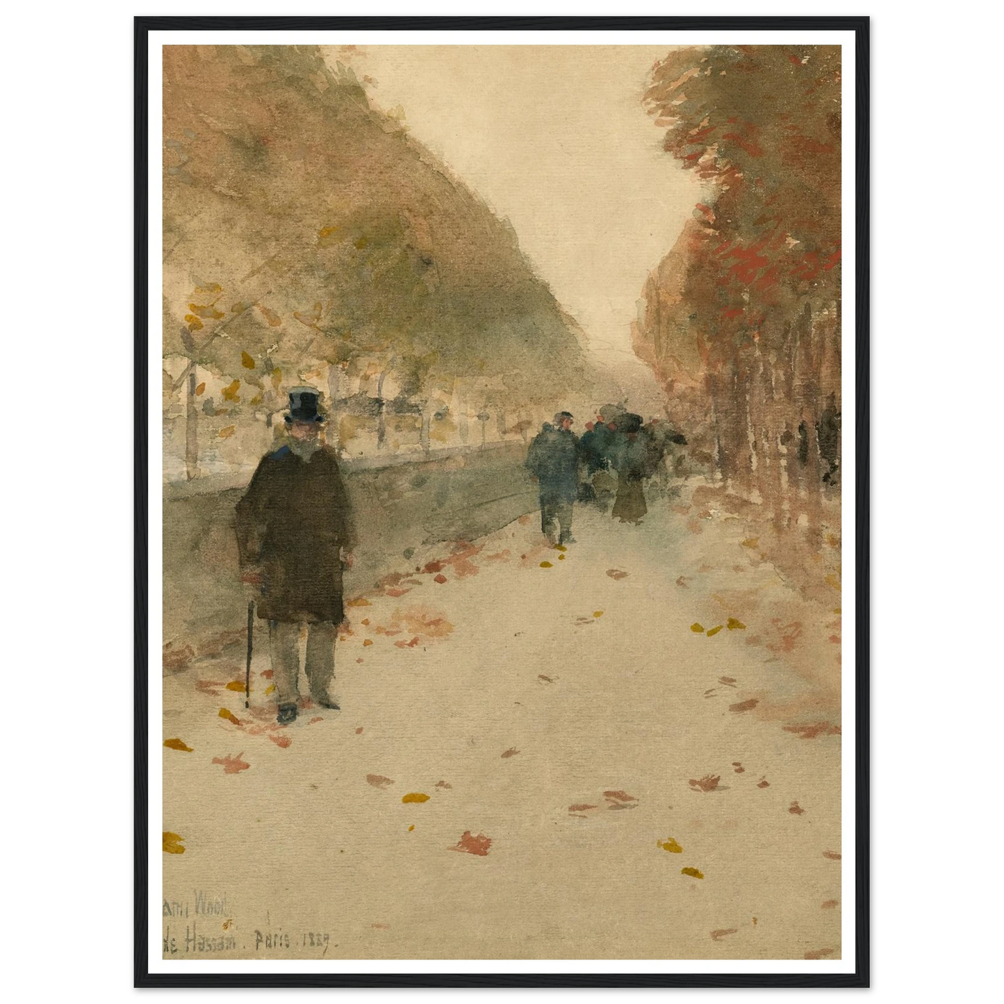 Quai du Louvre (1889) Art Print | Childe Hassam-Quipham Collections