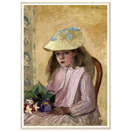 Portrait of the Artist’s Daughter (1872) Art Print | Camille Pissarro-Quipham Collections
