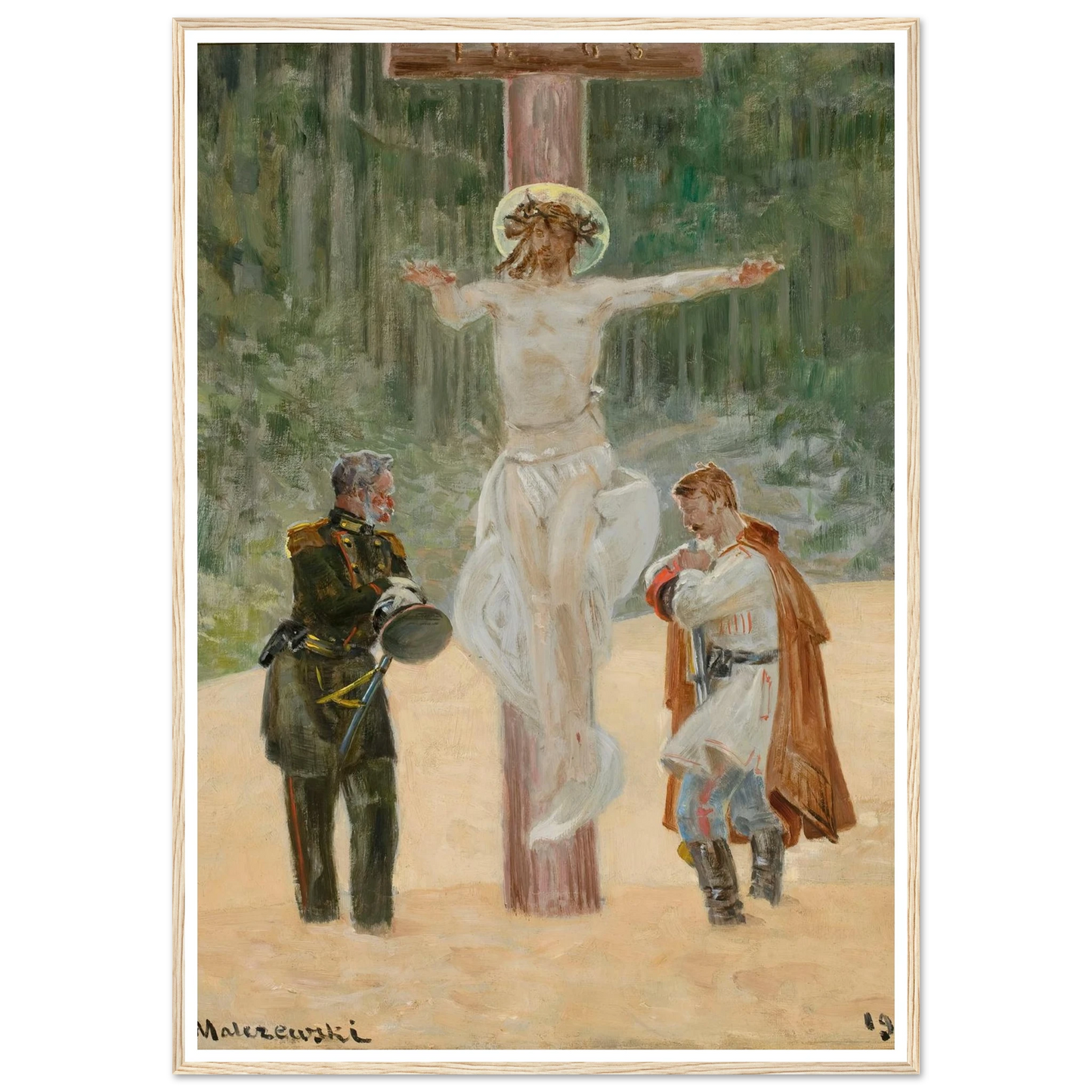 Reconciliation (Symbolic scene from the insurrection in 1863) (1904) Art Print | Jacek Malczewski-Quipham Collections