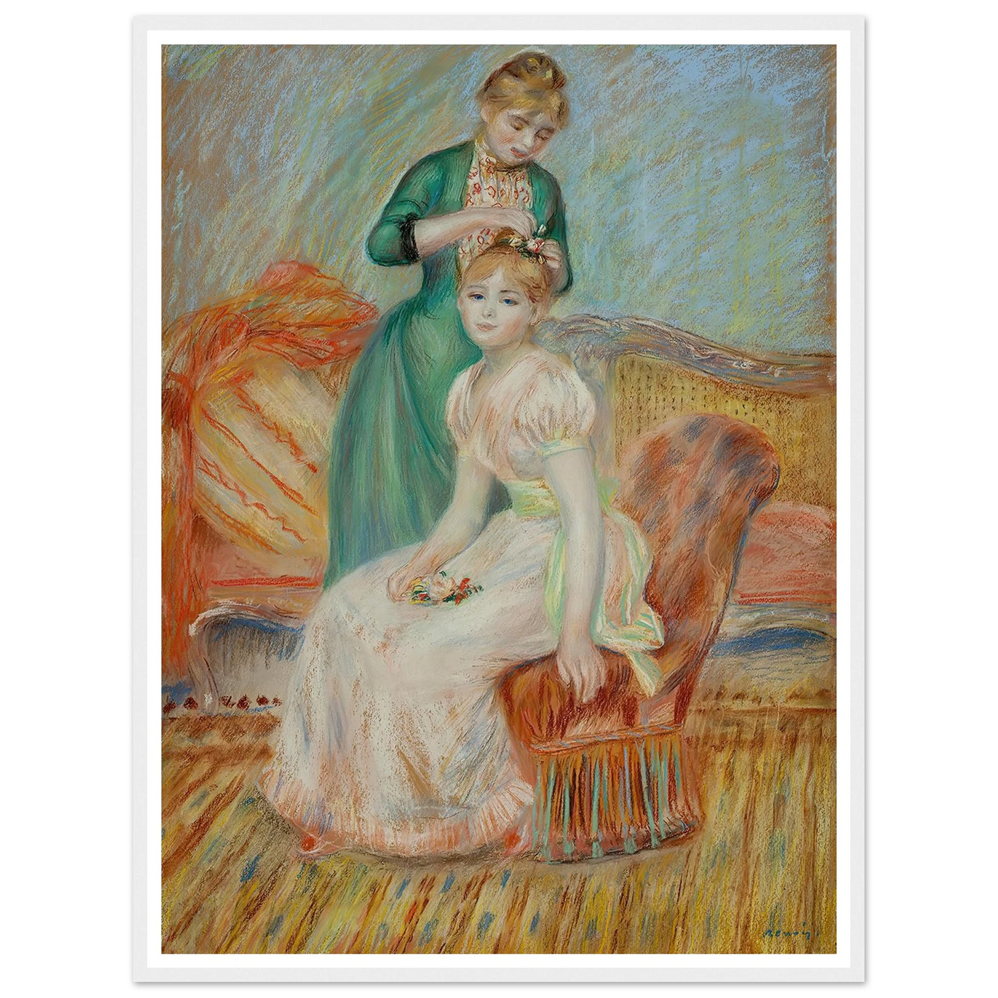 La Toilette (1889) Art Print | Pierre Auguste Renoir-Quipham Collections