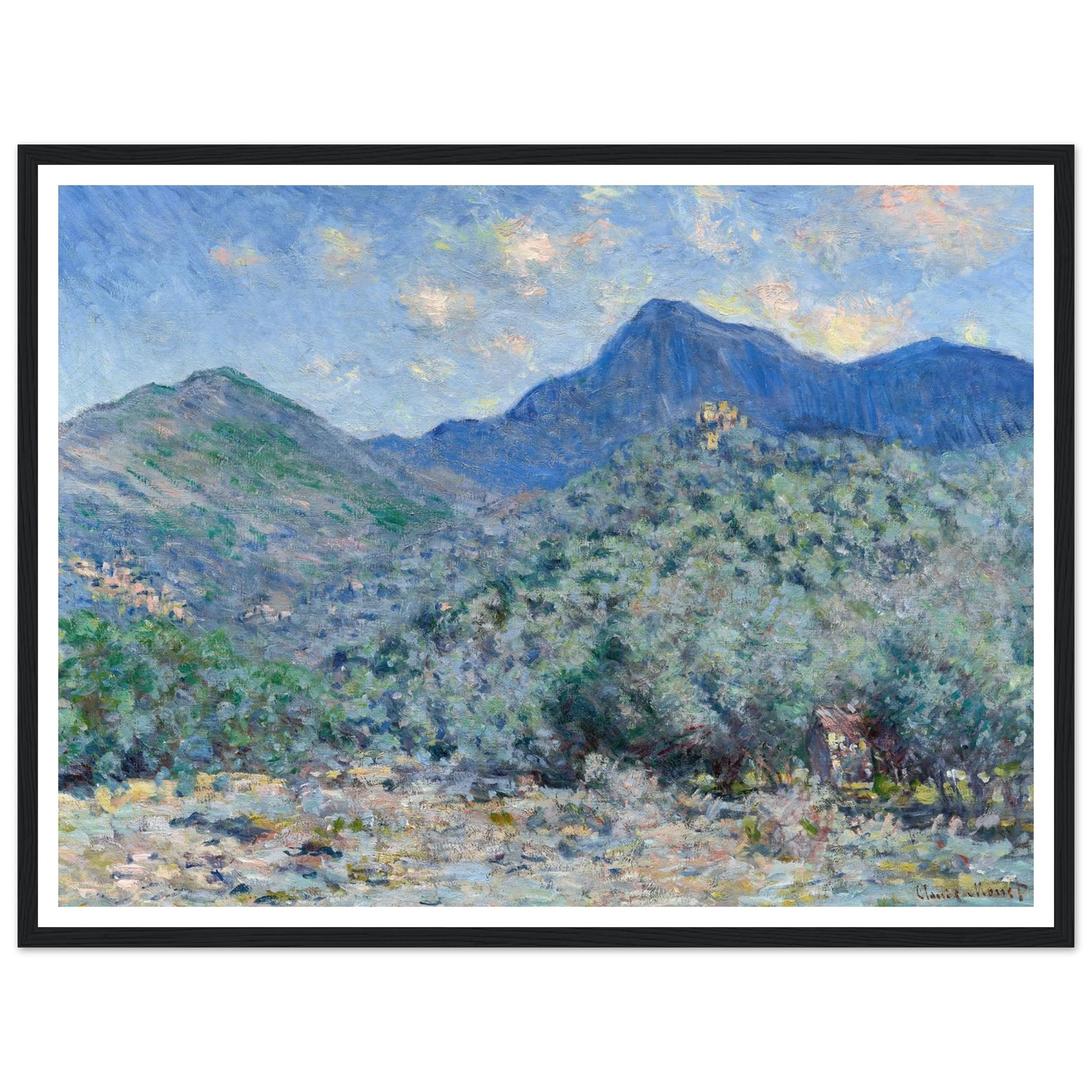 Valle Buona, Near Bordighera (1884) Art Print | Claude Monet-Quipham Collections