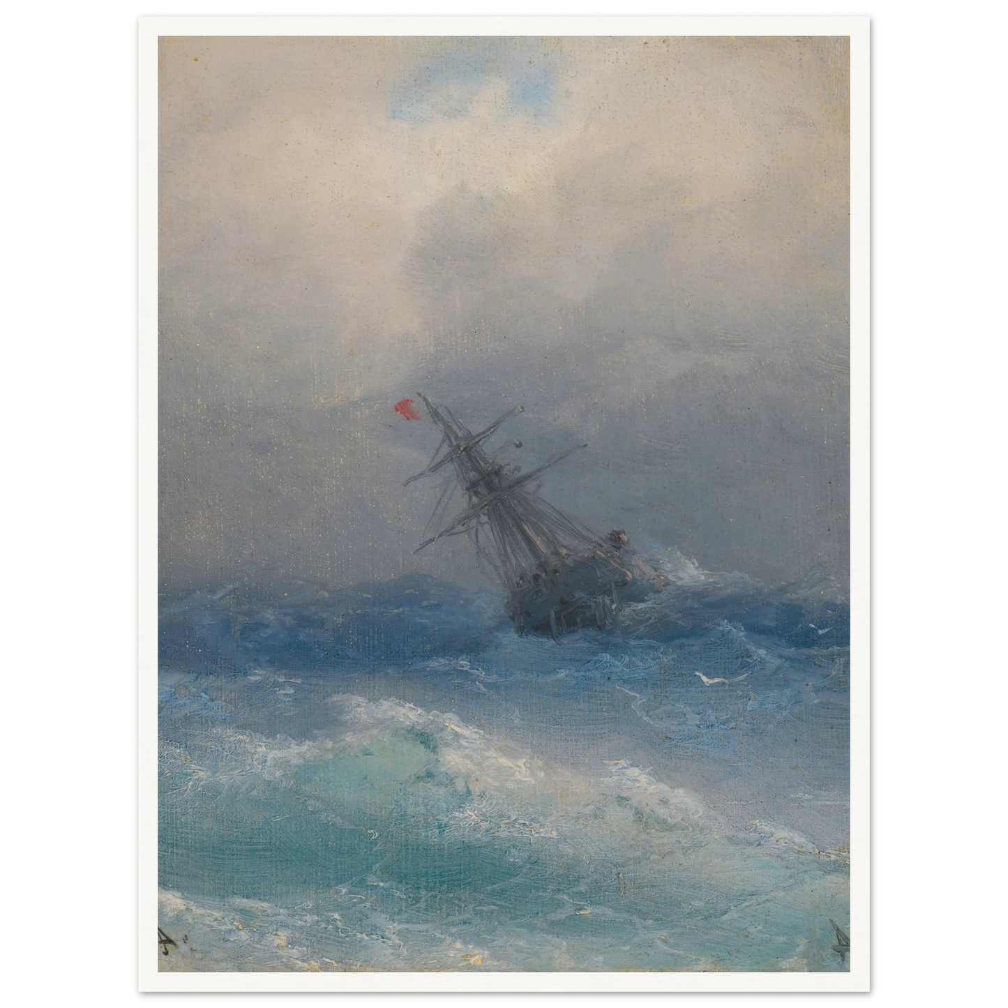 Shipwreck Art Print | Ivan Konstantinovich Aivazovsky-Quipham Collections