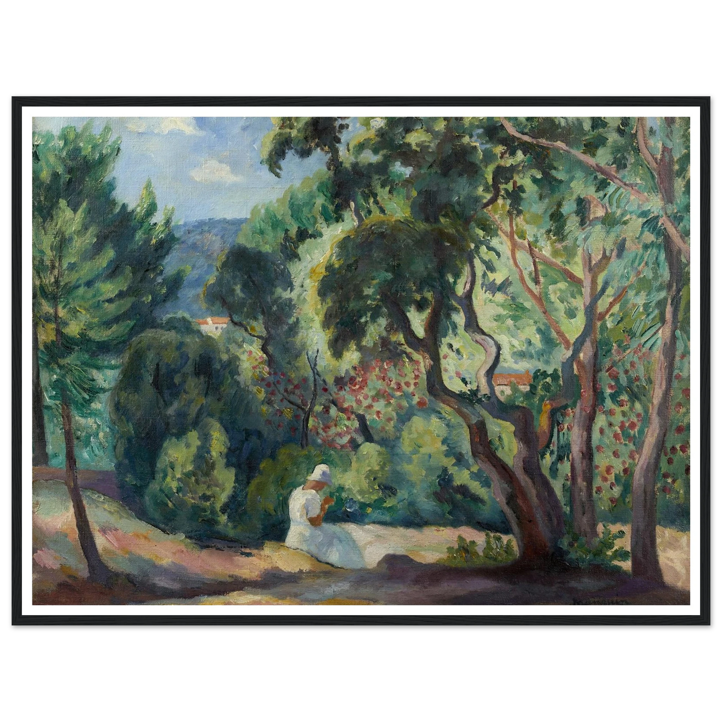 Sous-bois à la Moutte, Saint-Tropez (1921) Art Print | Henri Manguin-Quipham Collections
