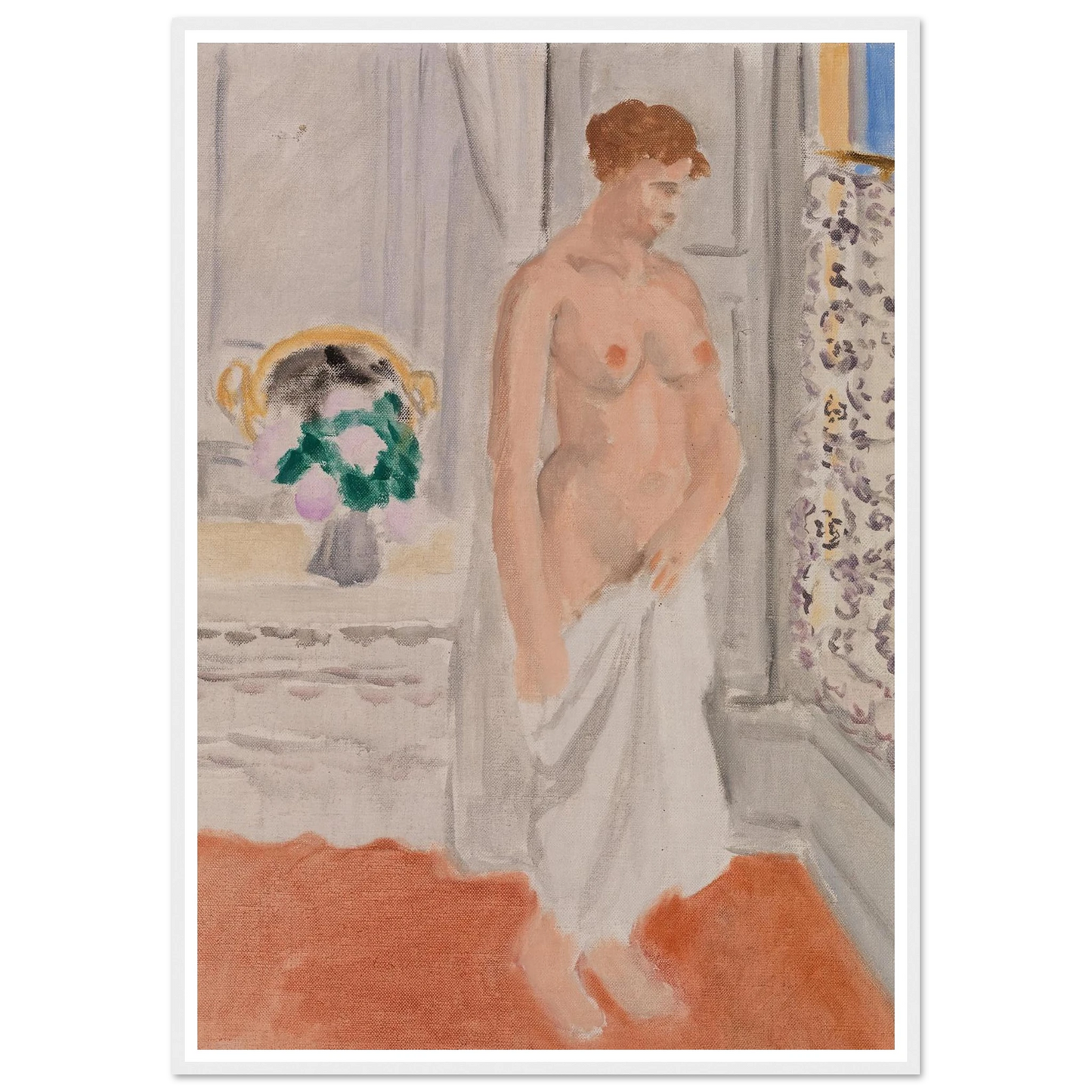 Standing Nude near Window (1919-1920) Art Print | Henri Matisse-Quipham Collections