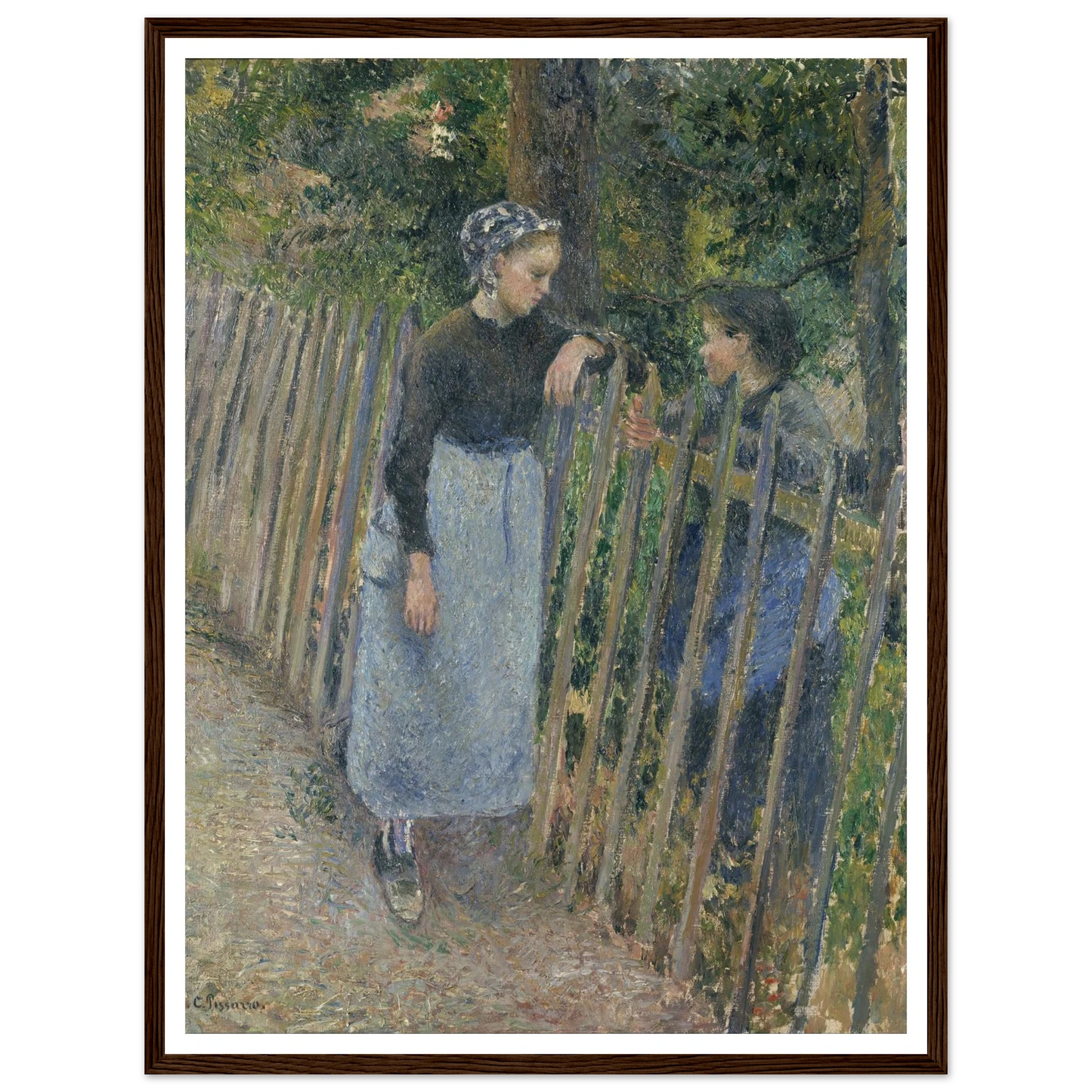 Conversation Art Print | Camille Pissarro-Quipham Collections