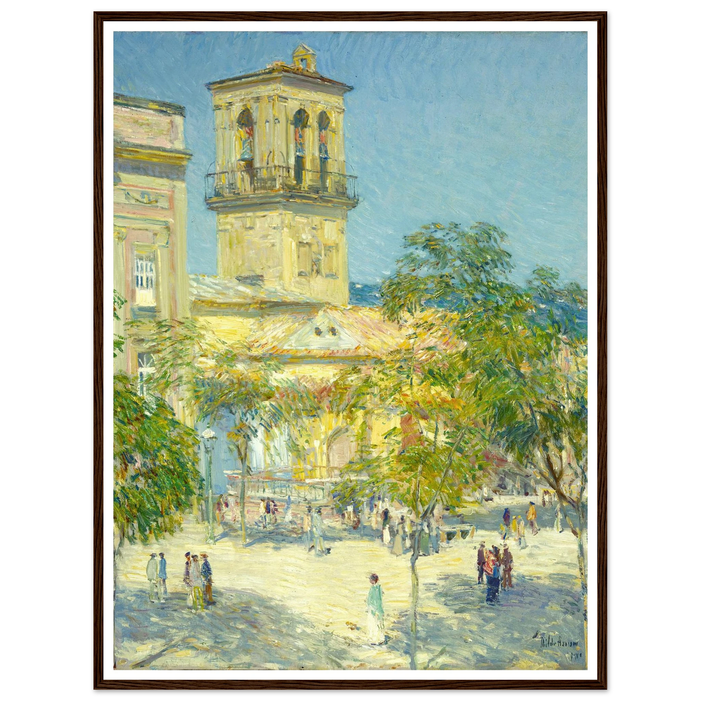 Street of the Great Captain, Córdoba (1910) Art Print | Childe Hassam-Quipham Collections