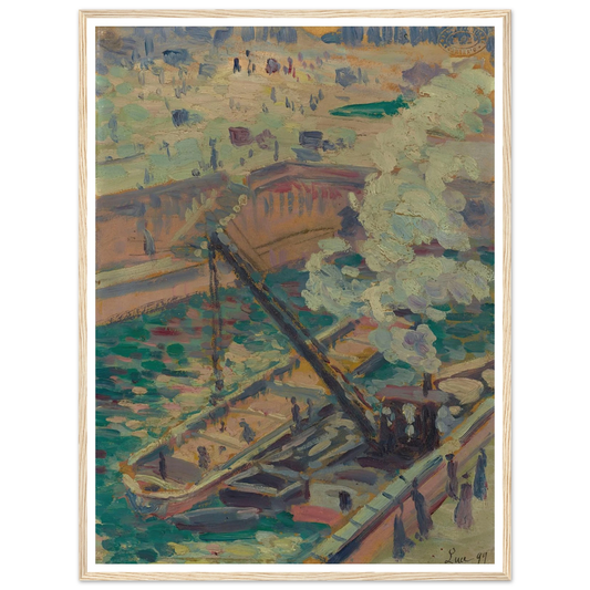 Pochade pour Notre-Dame (1899) Art Print | Maximilien Luce-Quipham Collections