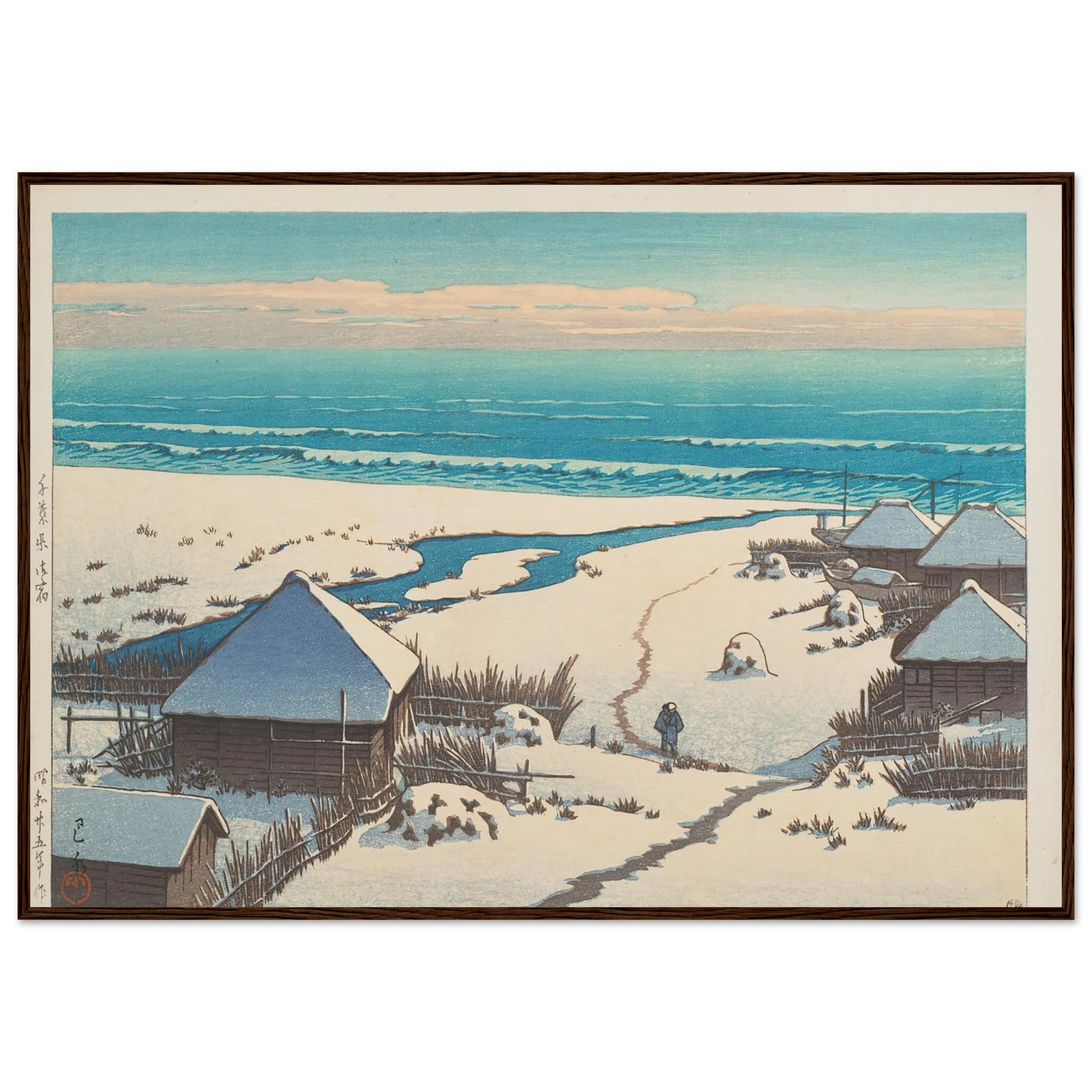 Chiba ken Onjuku (Onjuku, Chiba Prefecture) (1950) Art Print | Kawase Hasui-Quipham Collections