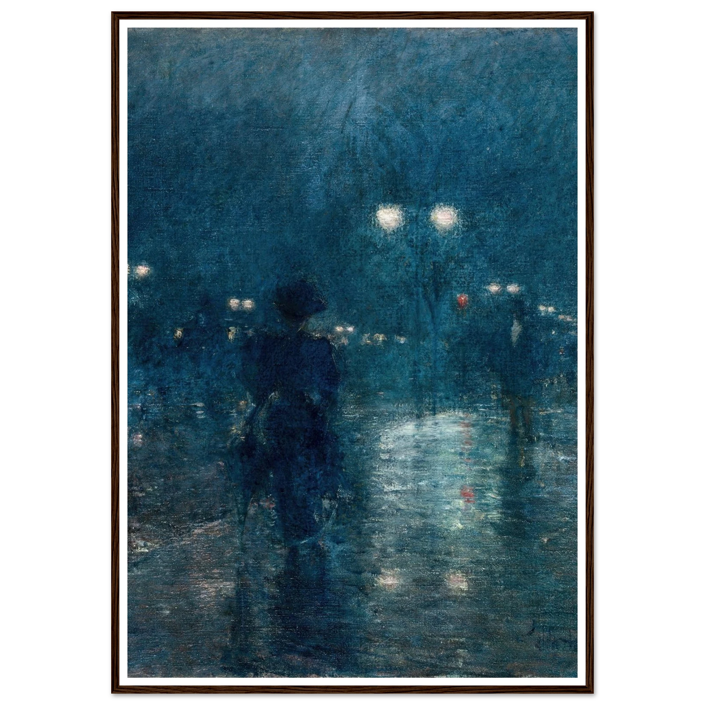 Fifth Avenue Nocturne (c. 1895) Art Print | Childe Hassam-Quipham Collections