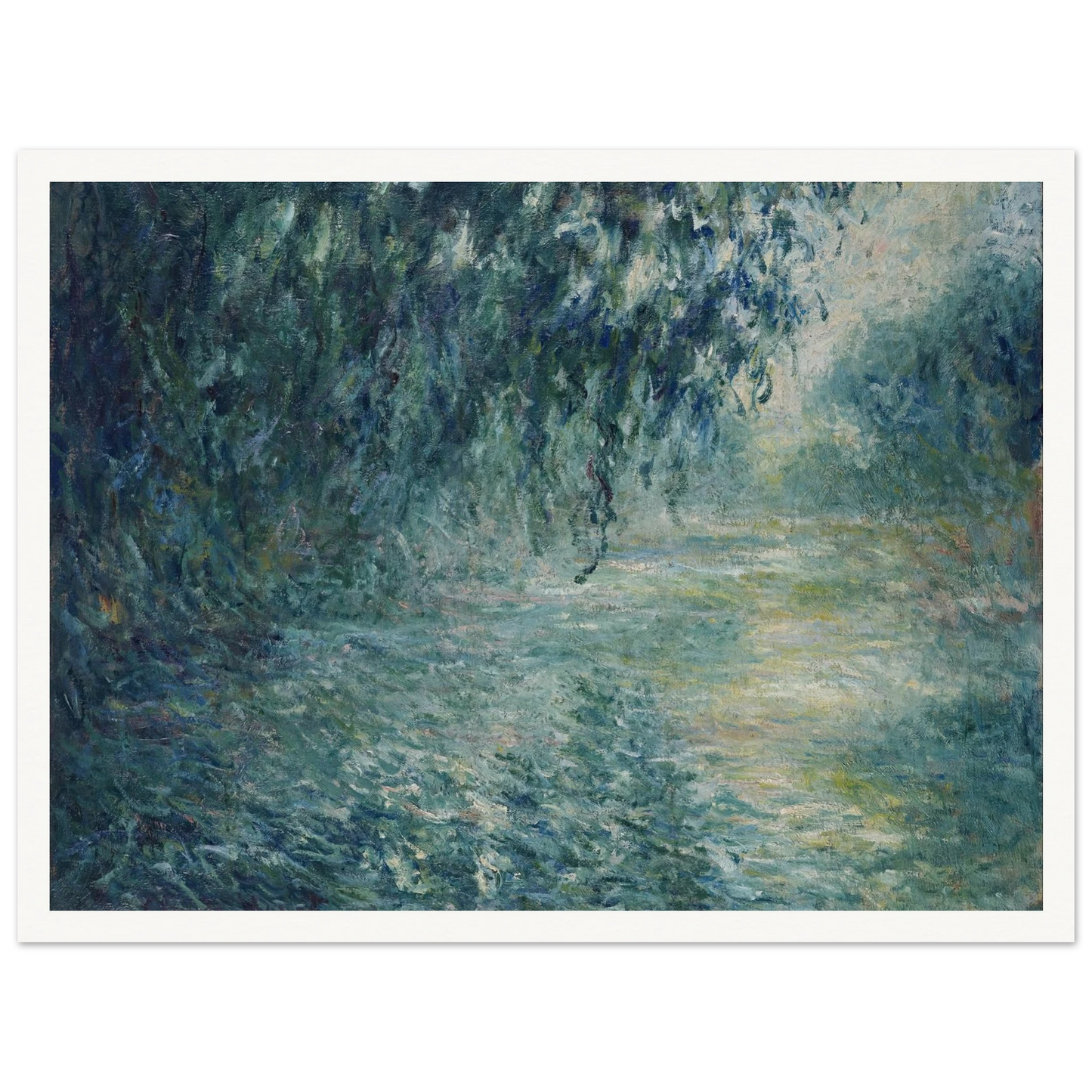 Morning on the Seine (1898) Art Print | Claude Monet-Quipham Collections