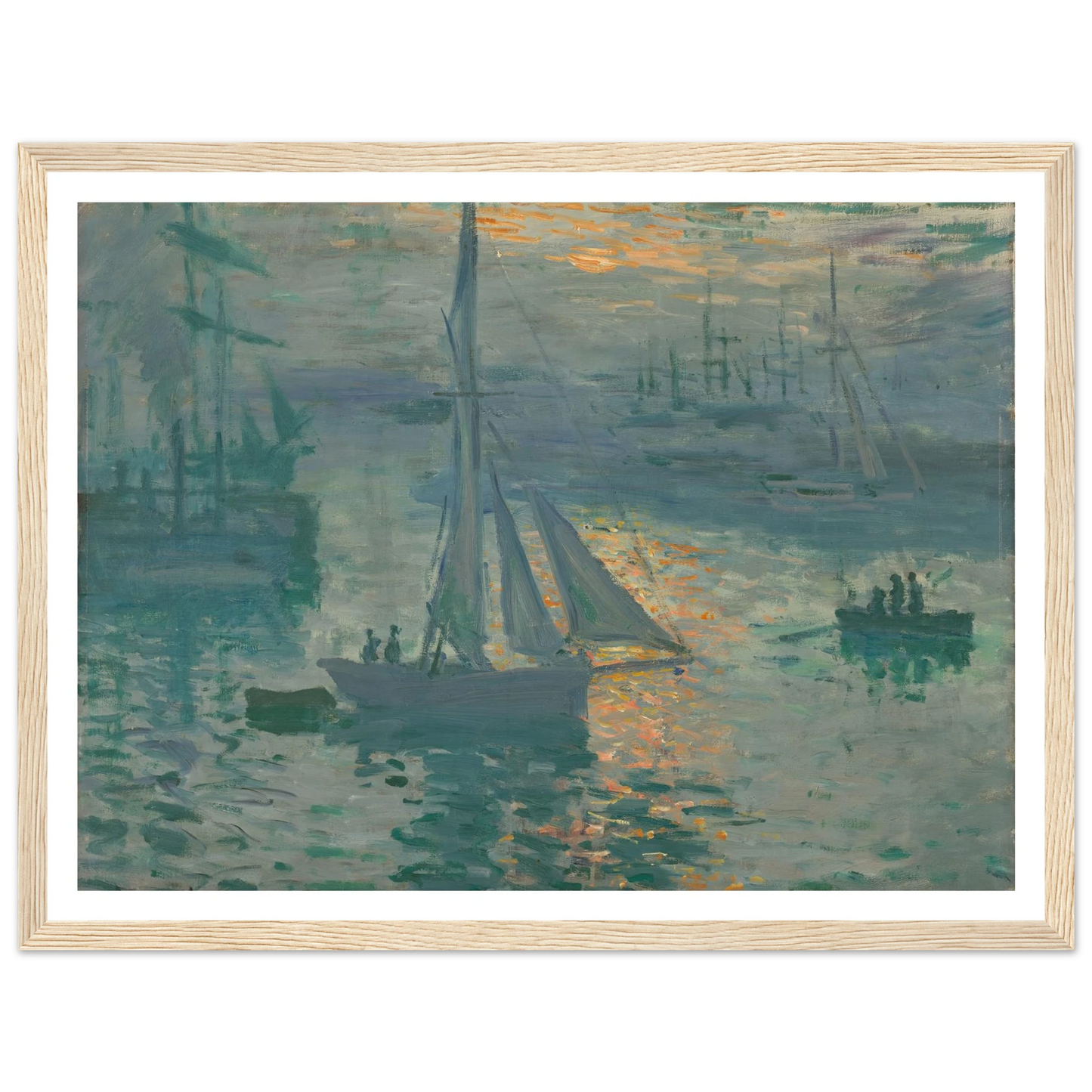 Sunrise (Marine) (1873) Art Print | Claude Monet-Quipham Collections