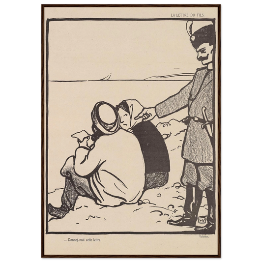 6 juin 1903 Art Print | Felix Vallotton - Framed Poster - 30x40 cm / 12x16″ - Black frame