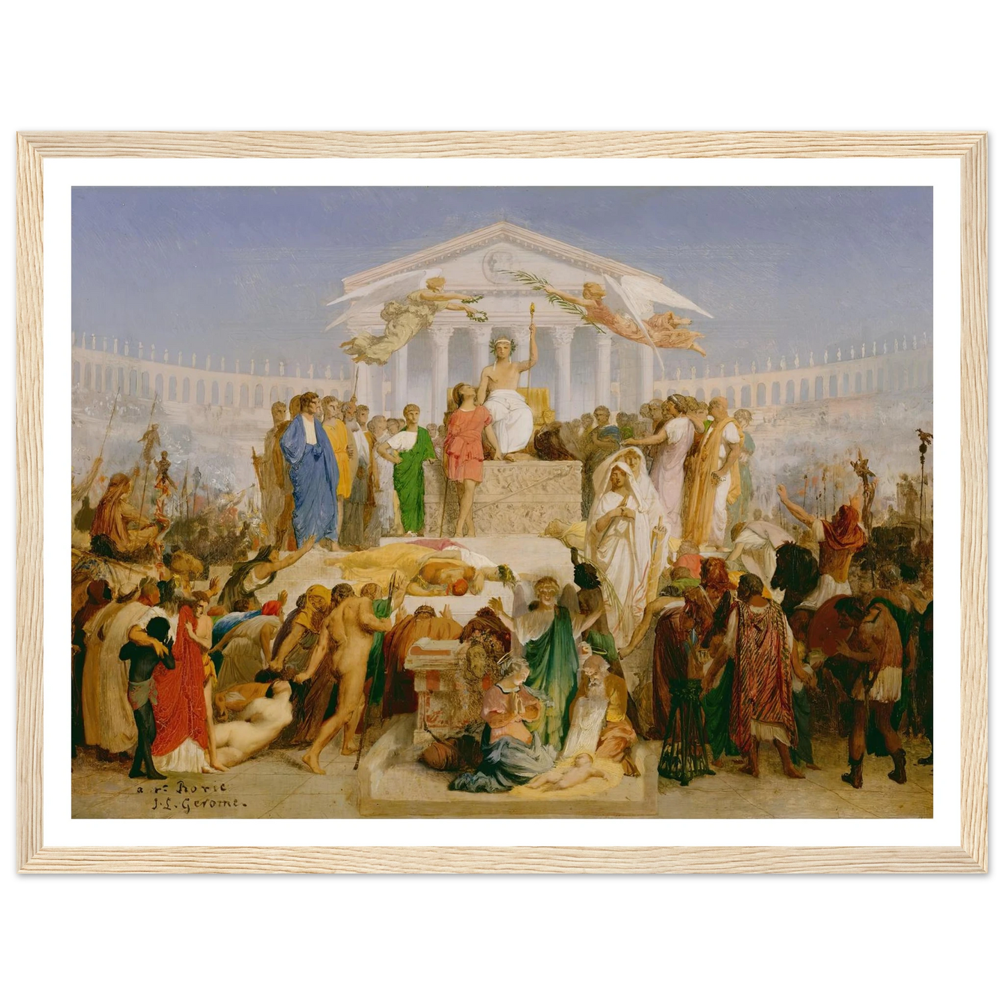 The Age of Augustus, the Birth of Christ (1852) Art Print | Jean Leon Gerome-Quipham Collections