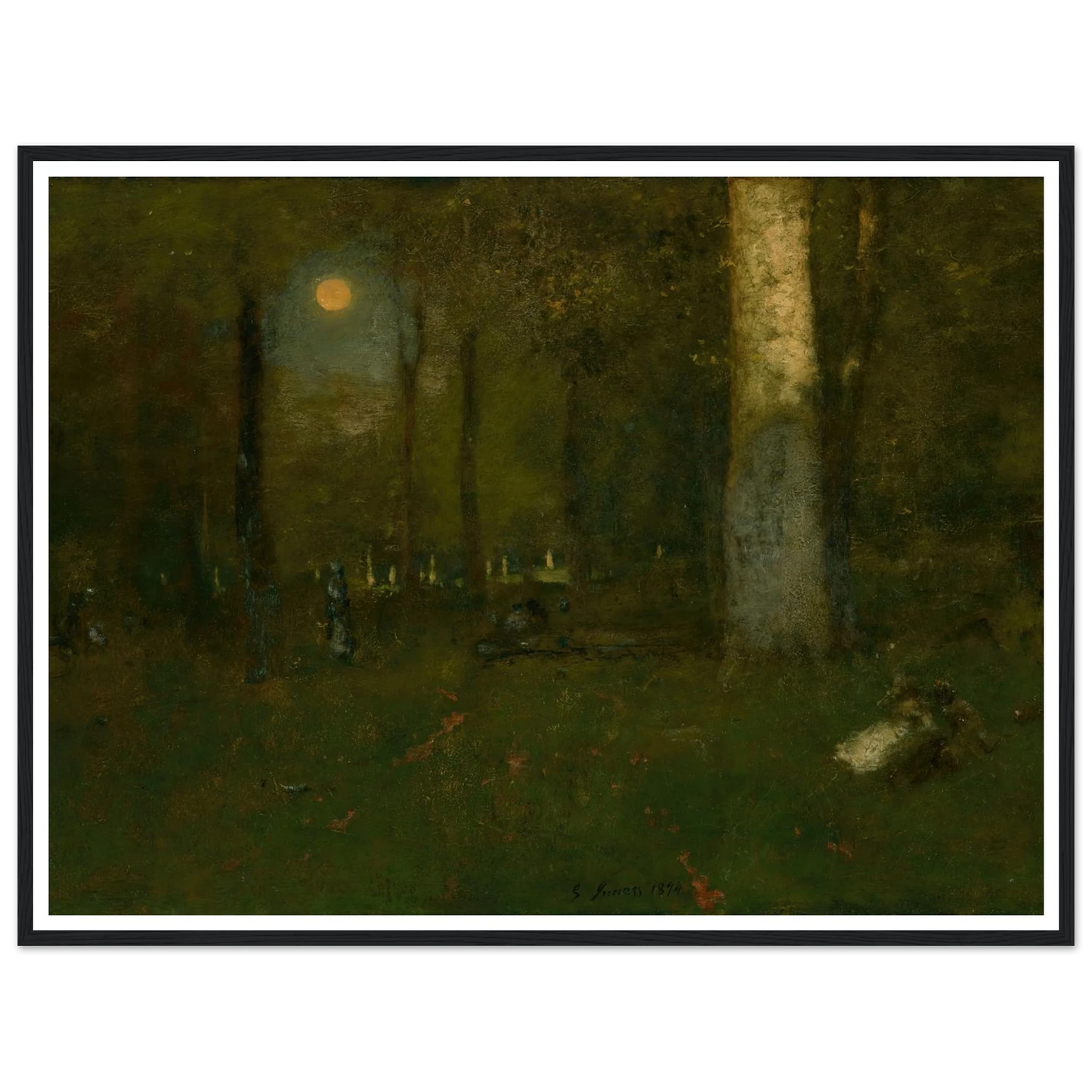 Picnic in the Woods, Montclair, New Jersey (1894) Art Print | George Inness-Quipham Collections