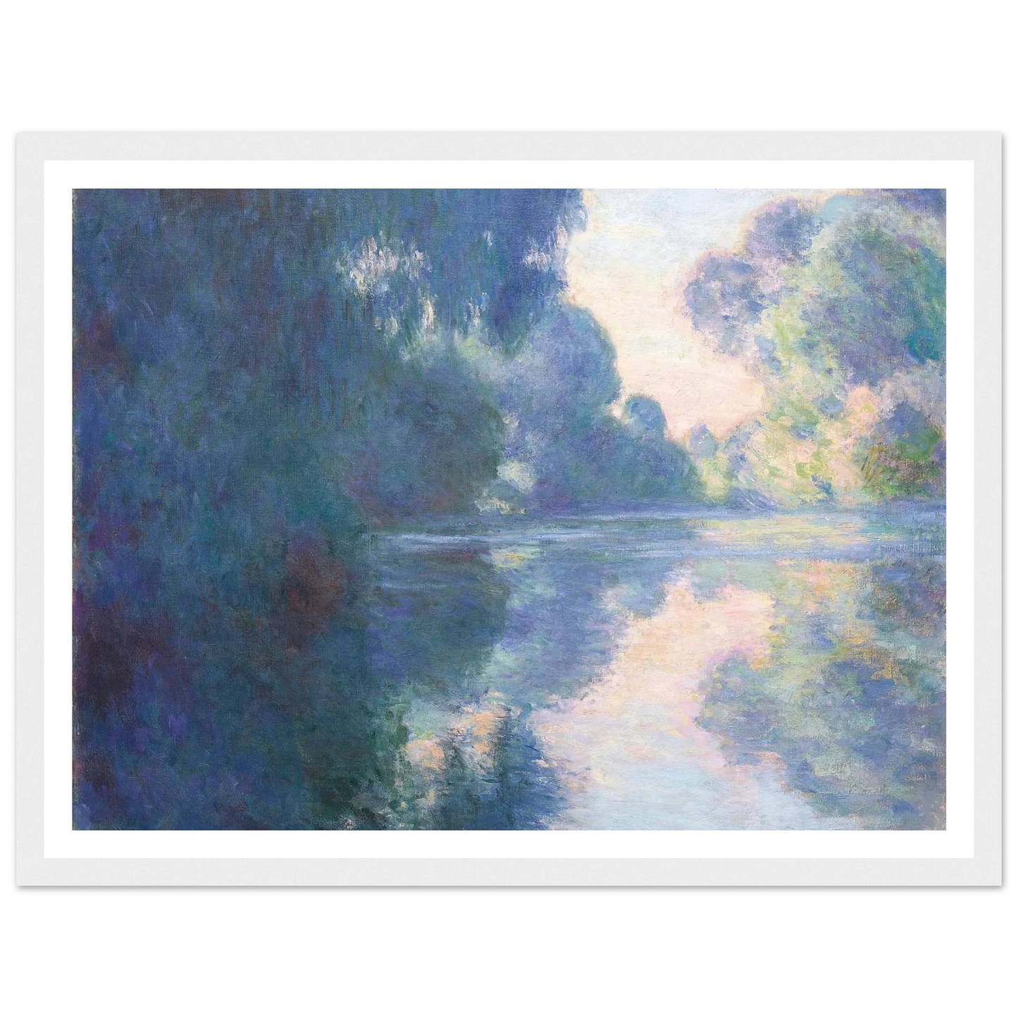 Matinée sur la Seine (1897) Art Print | Claude Monet-Quipham Collections