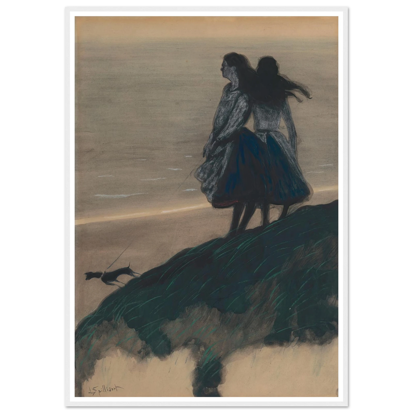 Girls on a Dune Art Print | Leon Spilliaert-Quipham Collections