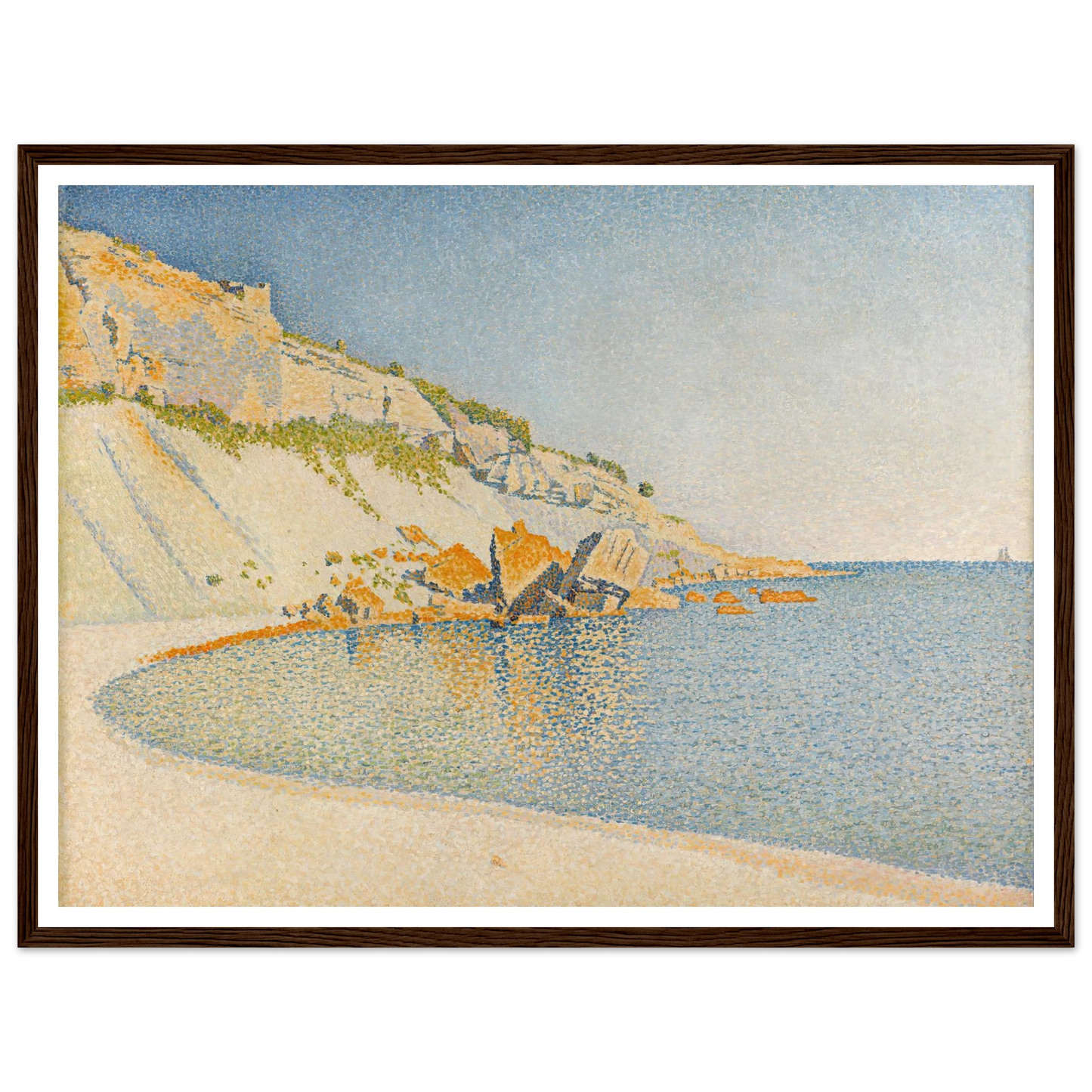Cassis, Cap Lombard, Opus 196 Art Print | Paul Signac-Quipham Collections
