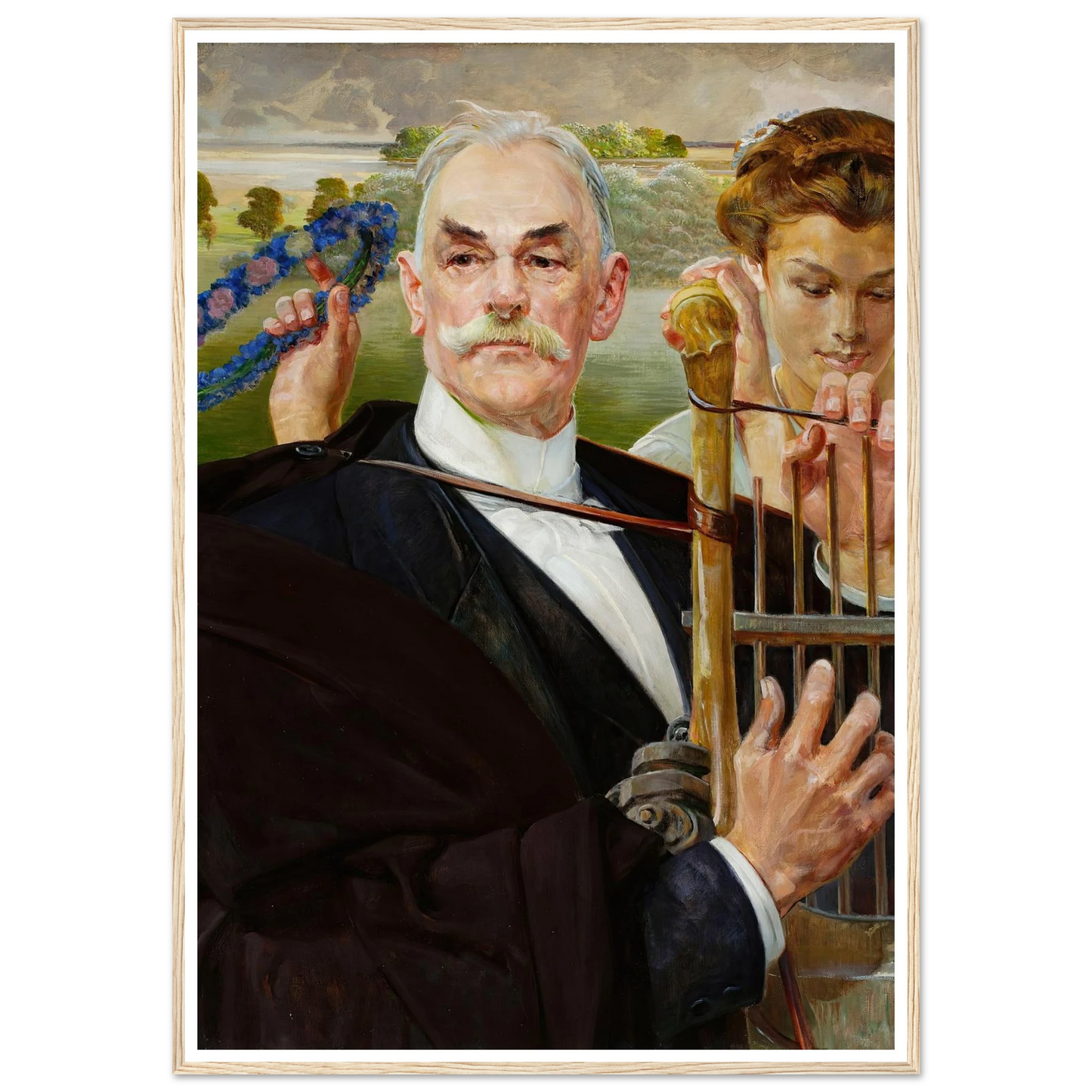 Portrait of Władysław Żeleński (1908) Art Print | Jacek Malczewski-Quipham Collections