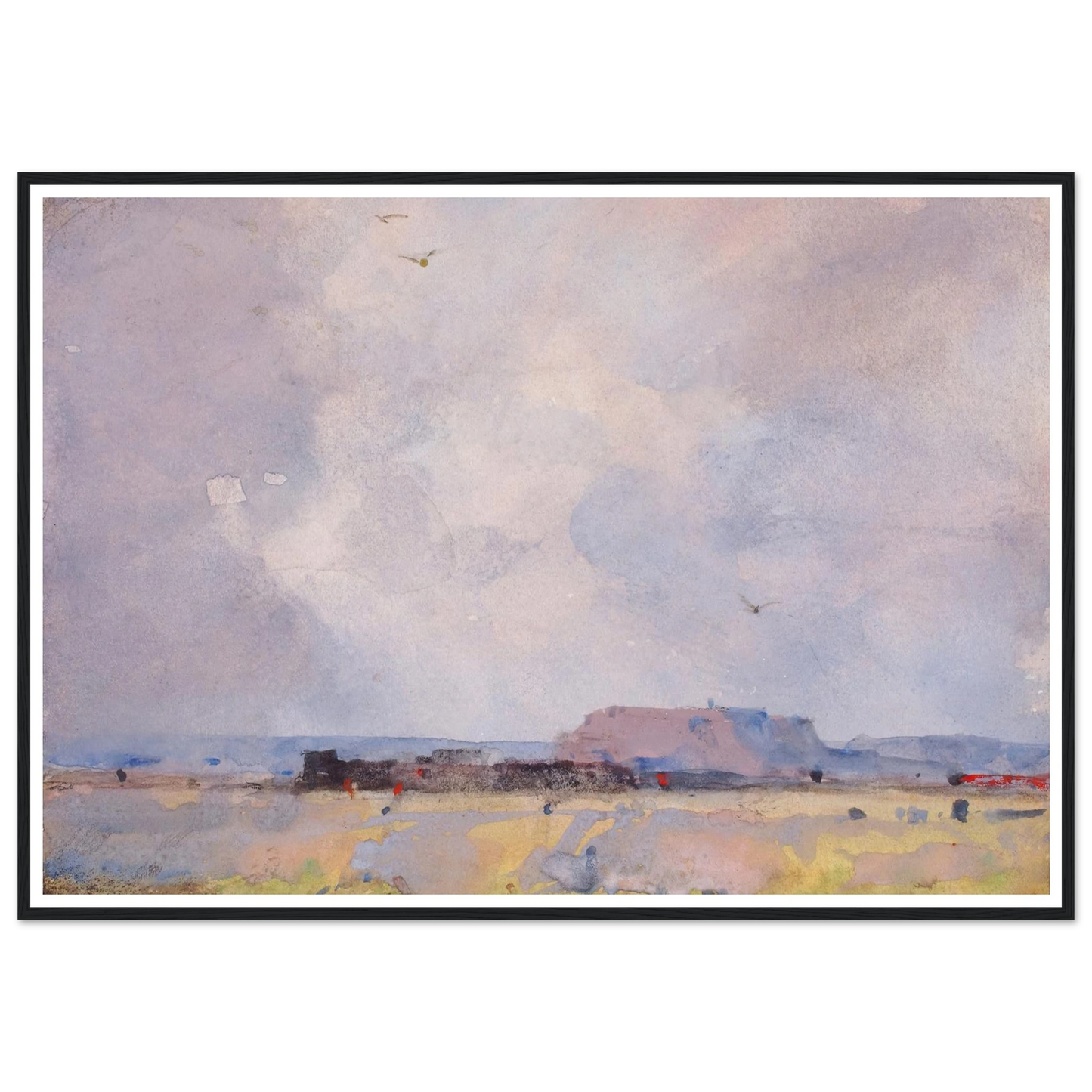 In The Plateau Country, With An Inhabited Pueblo (1929) Art Print | William Henry Holmes-Quipham Collections