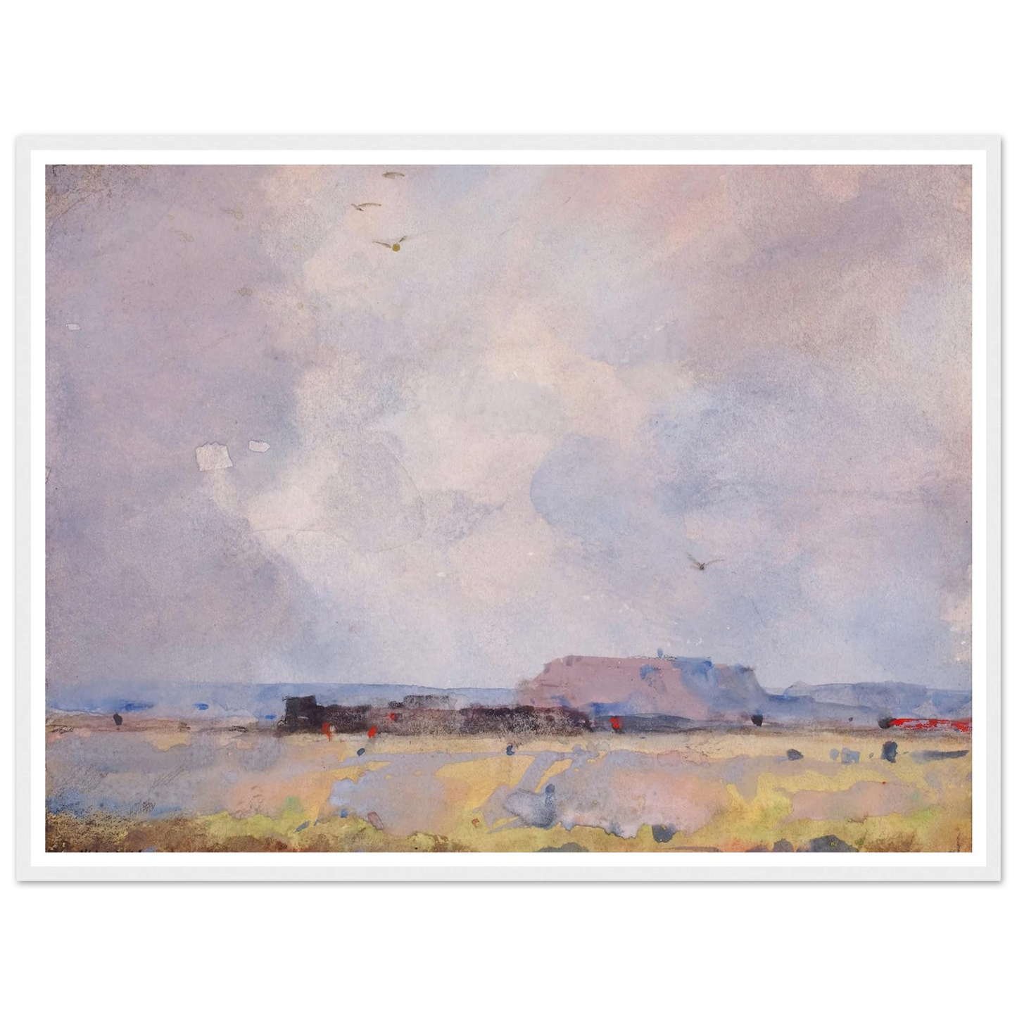In The Plateau Country, With An Inhabited Pueblo (1929) Art Print | William Henry Holmes-Quipham Collections