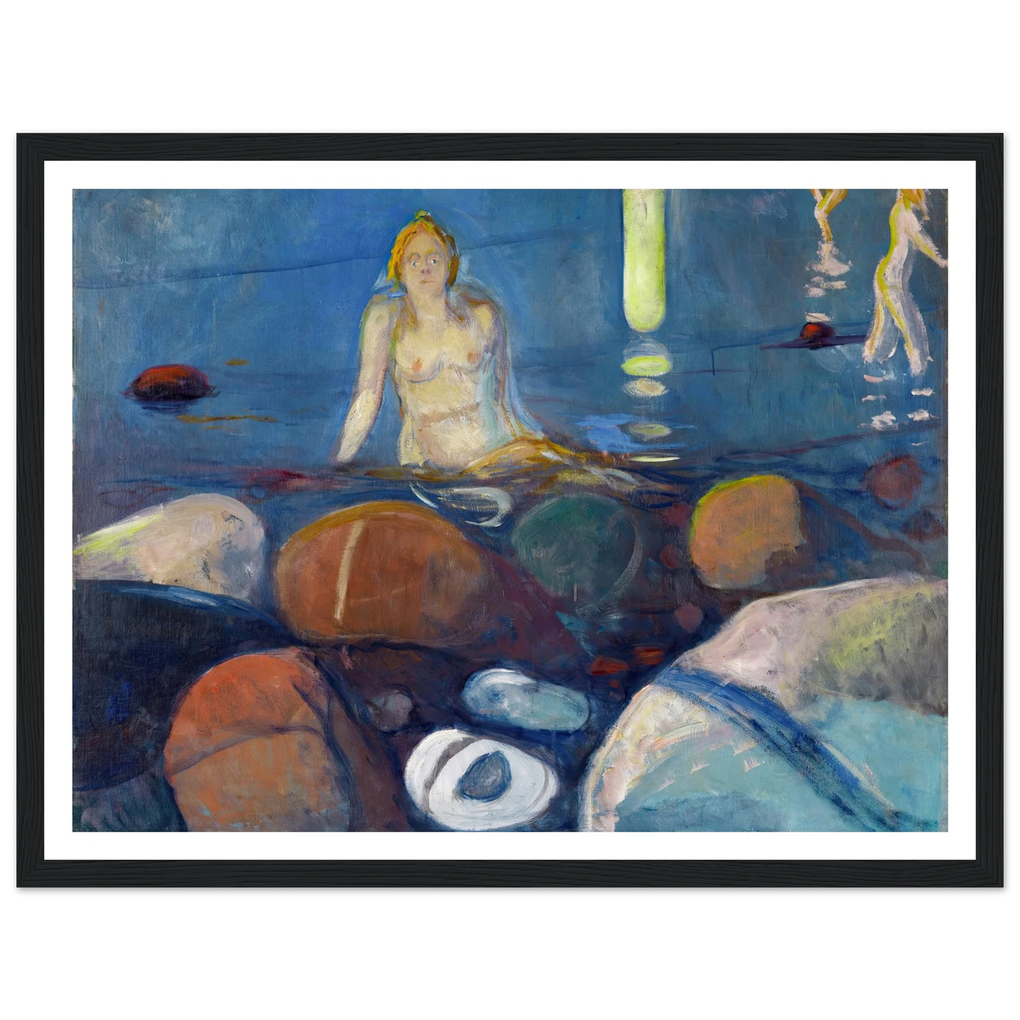 Summer Night. Mermaid (1893) Art Print | Edvard Munch-Quipham Collections