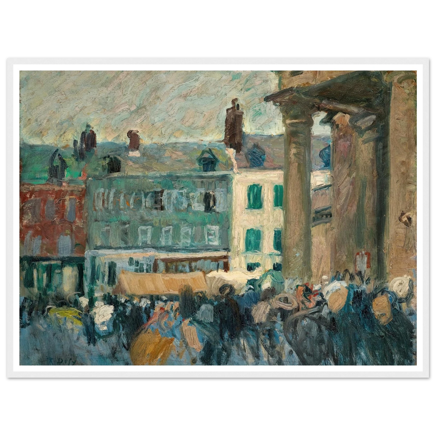 Dans la rue (1901) Art Print | Raoul Dufy-Quipham Collections