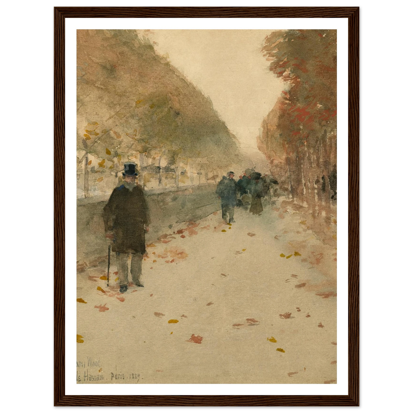 Quai du Louvre (1889) Art Print | Childe Hassam-Quipham Collections