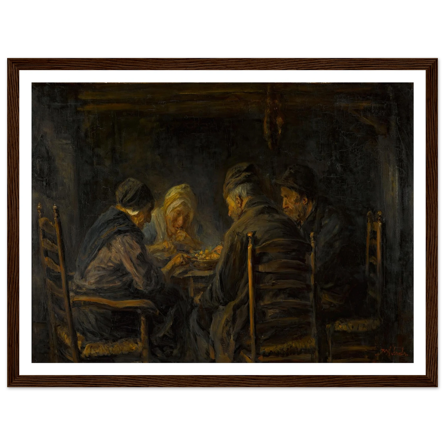 Potato eaters Art Print | Jozef Israels-Quipham Collections