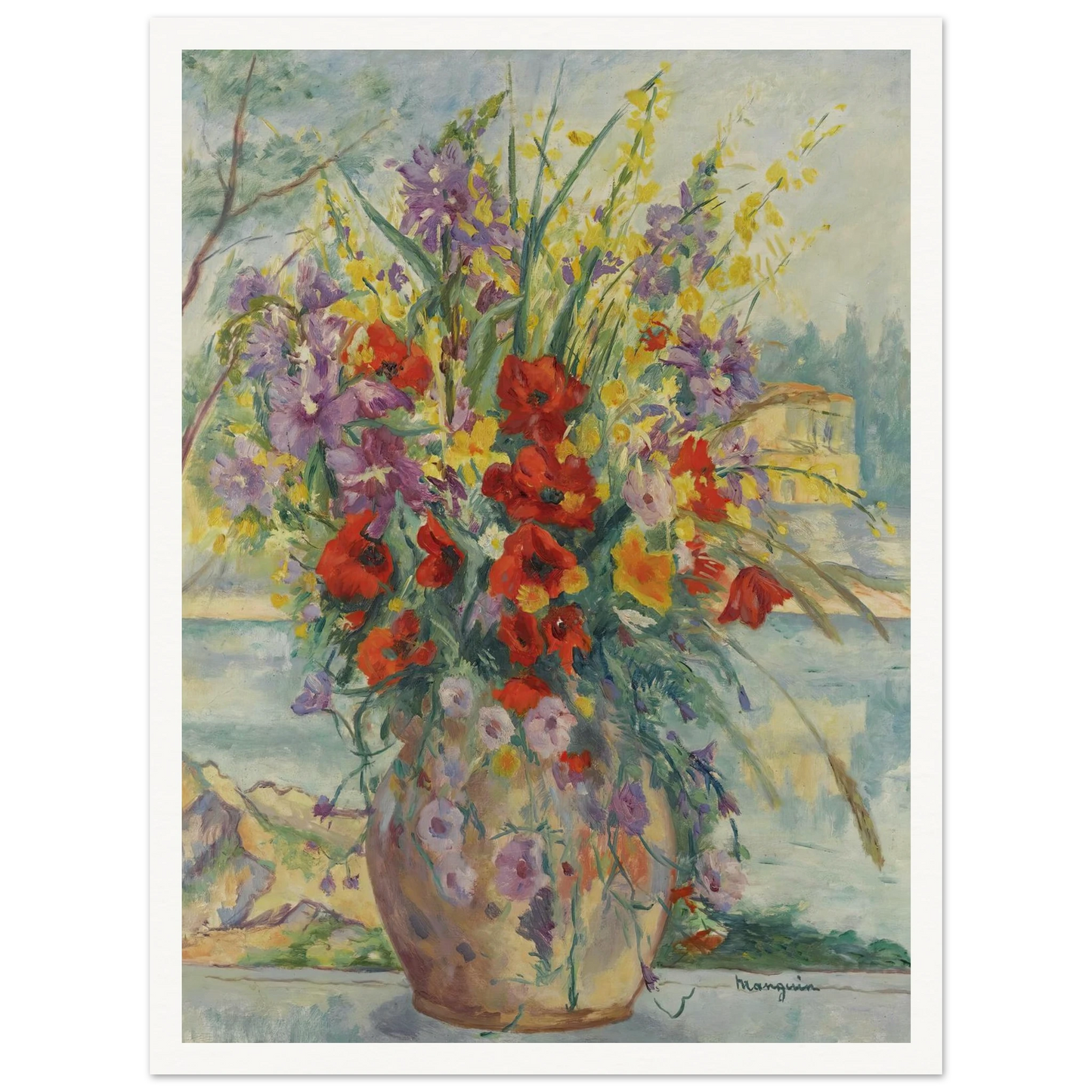 Fleurs Des Champs (1940) Art Print | Henri Manguin-Quipham Collections
