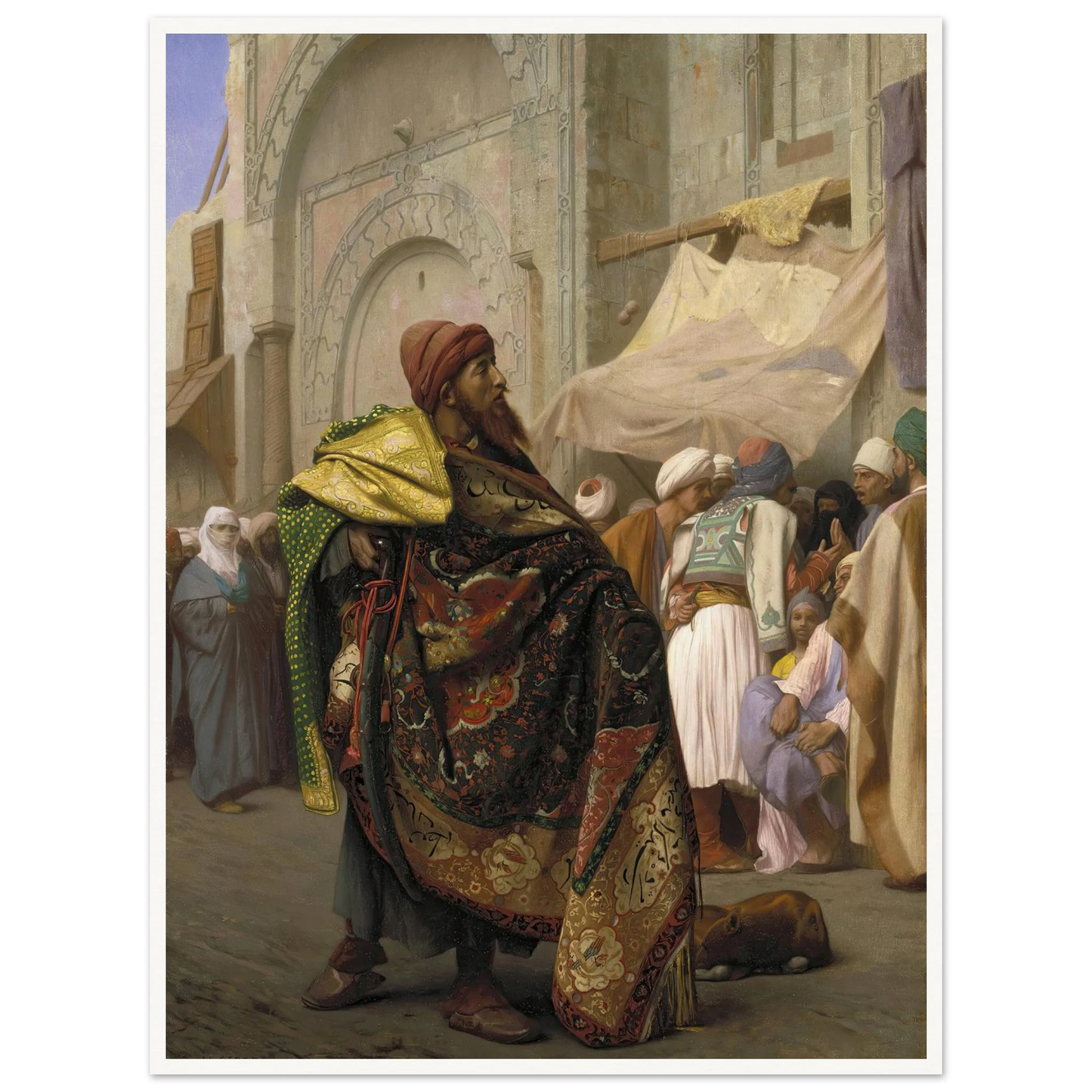 The Carpet Merchant Of Cairo (1869) Art Print | Jean Leon Gerome-Quipham Collections