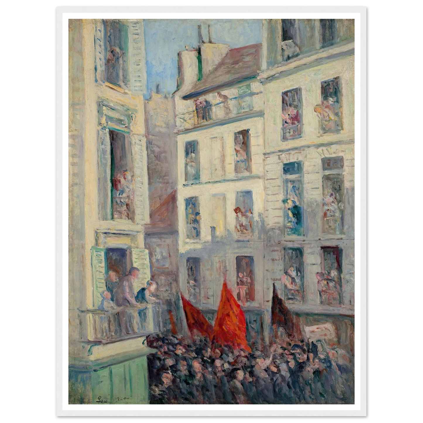 Le Front populaire (1936) Art Print | Maximilien Luce-Quipham Collections