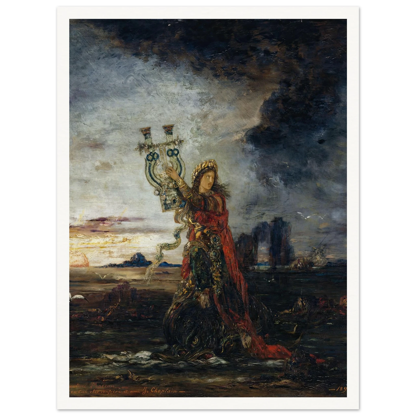 Arion (1891) Art Print | Gustave Moreau-Quipham Collections