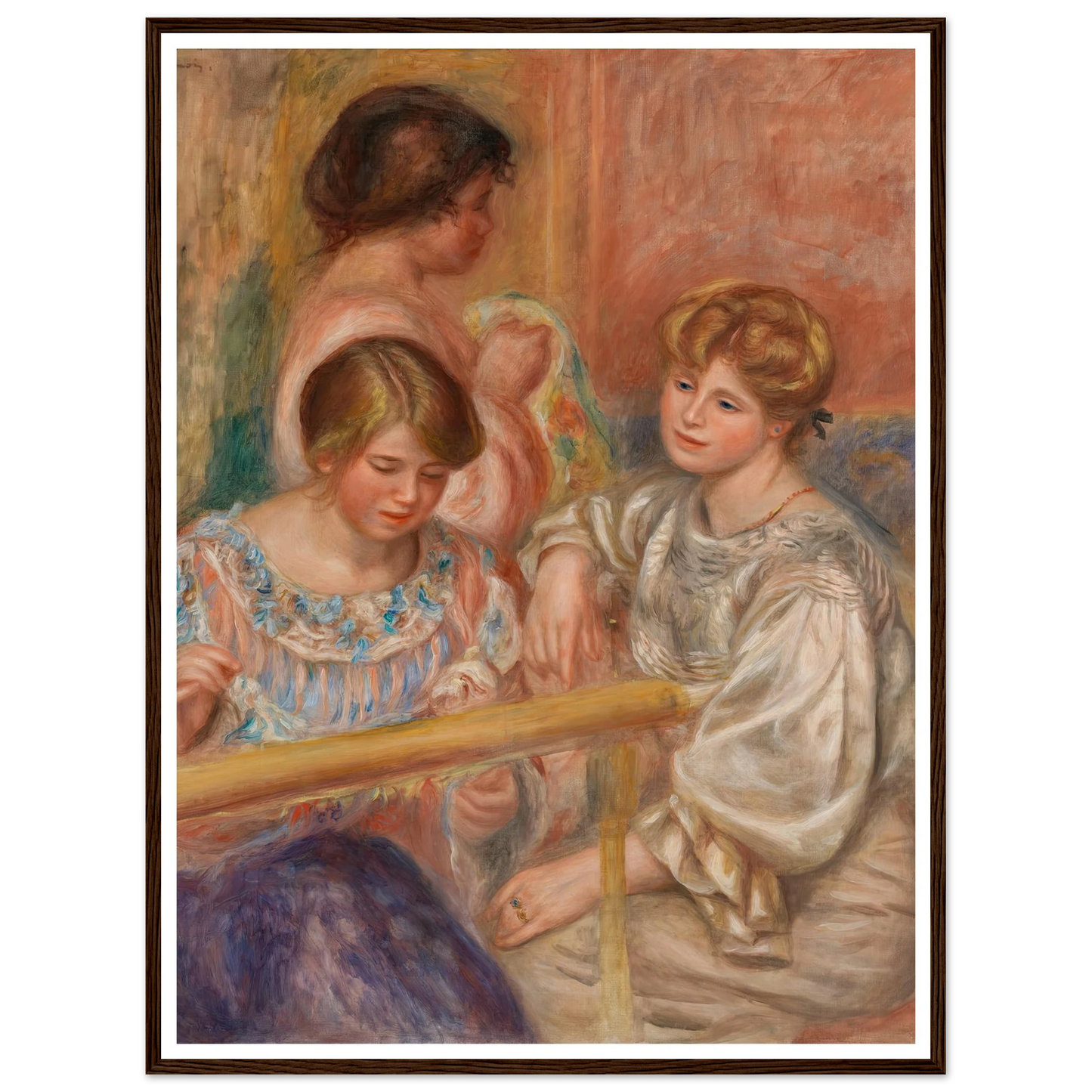 Embroiderers (Les Brodeuses) (c. 1902) Art Print | Pierre Auguste Renoir-Quipham Collections
