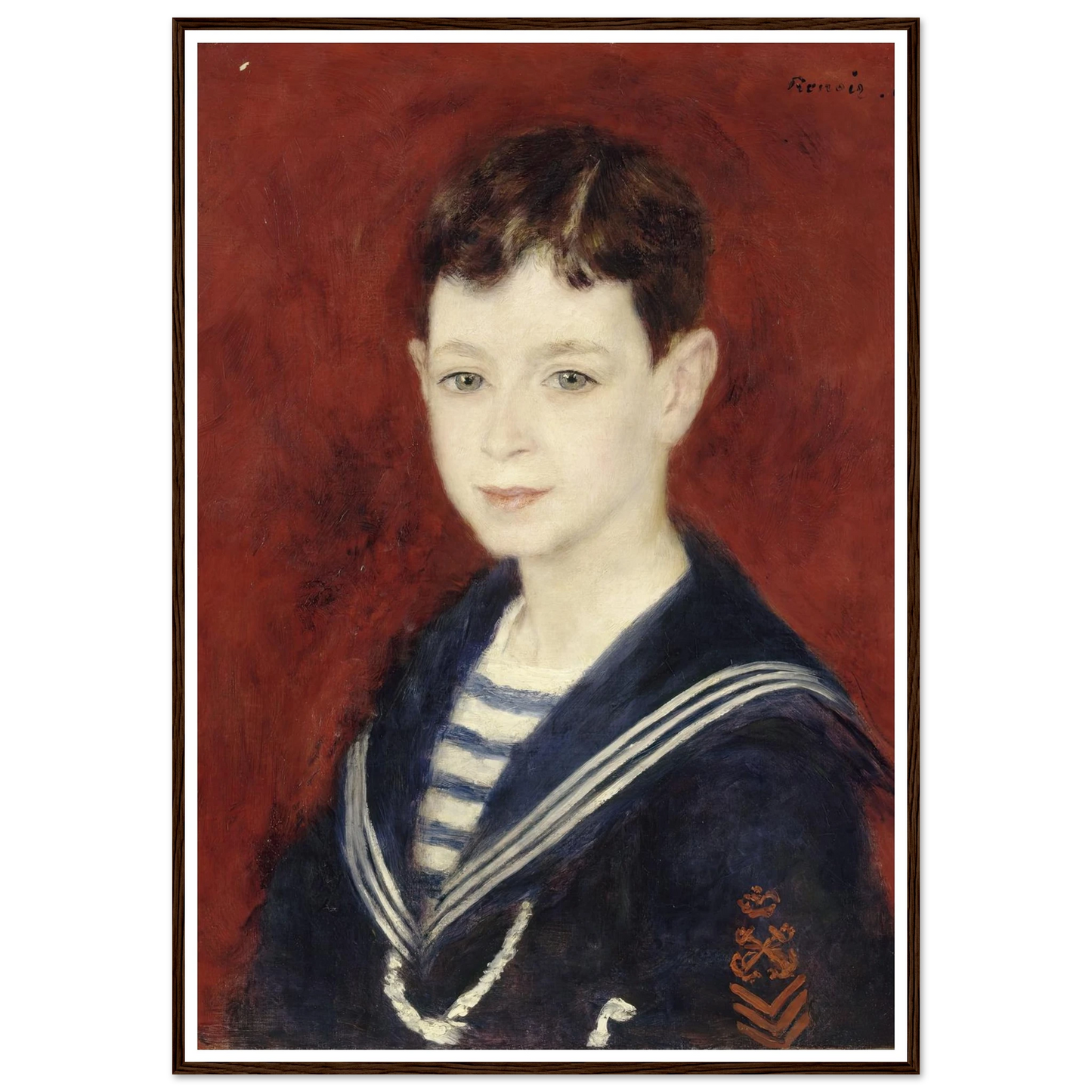Fernand Halphen as a Boy (1880) Art Print | Pierre Auguste Renoir-Quipham Collections