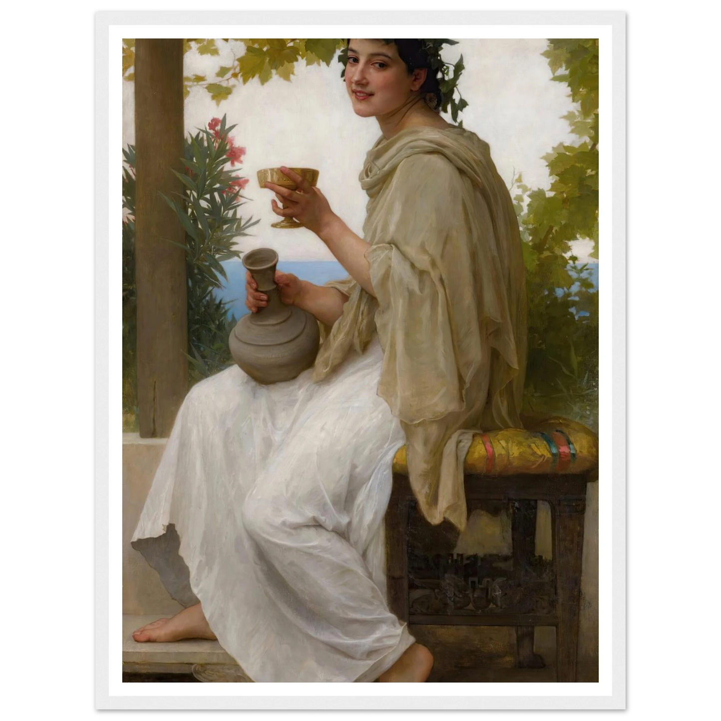 Bacchante (1894) Art Print | William Bouguereau-Quipham Collections